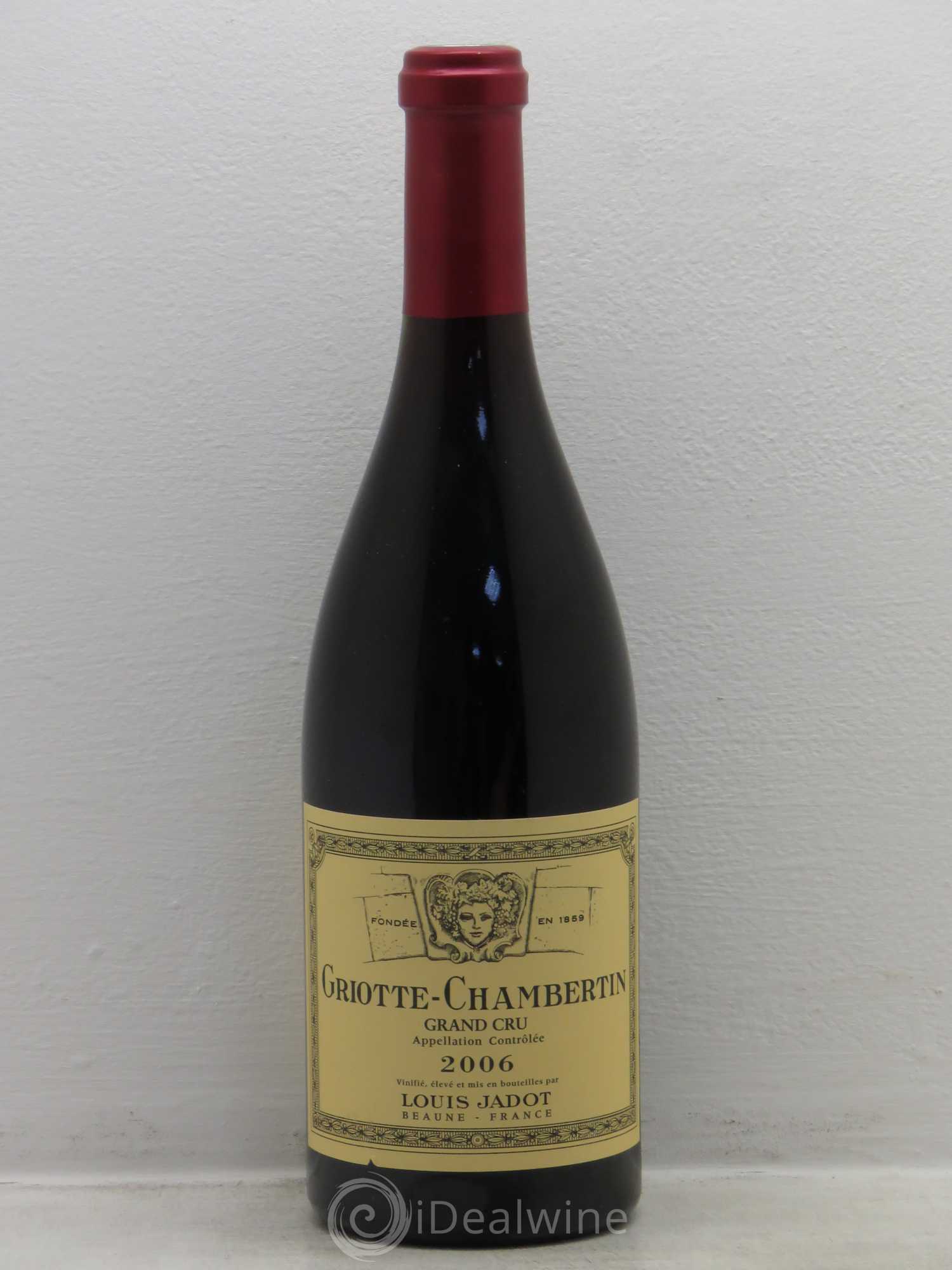 Griotte-Chambertin Grand Cru Maison Louis Jadot 2006 - Lot de 1 bouteille - 0
