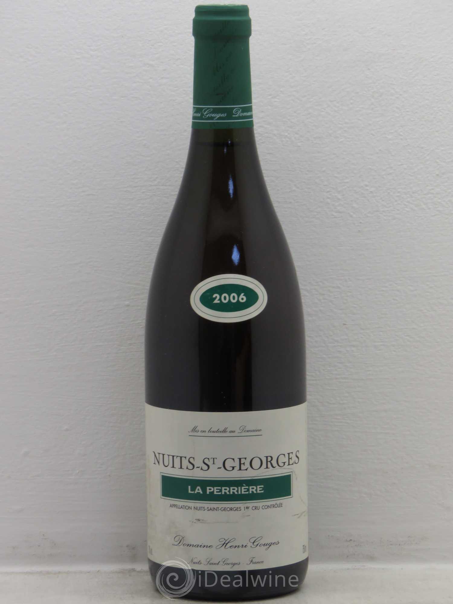 Nuits-Saint-Georges 1er Cru La Perrière Henri Gouges 2006 - Lot de 1 bouteille - 0