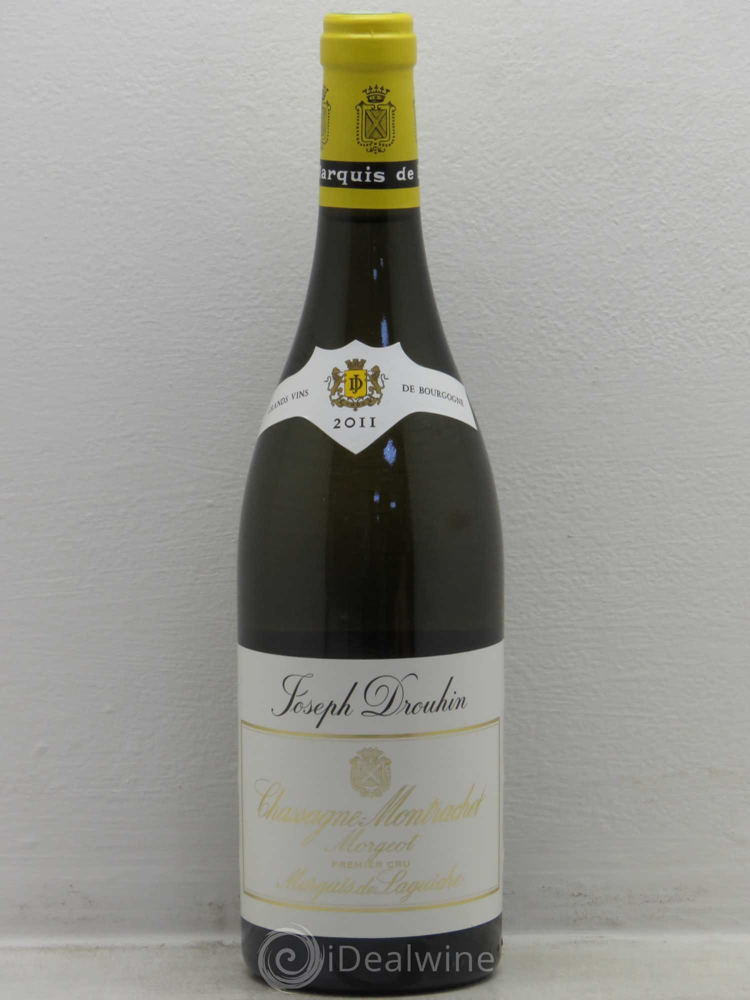 Chassagne-Montrachet 1er Cru Morgeot - Marquis de Laguiche Joseph Drouhin 2011 - Lot de 1 bouteille - 0