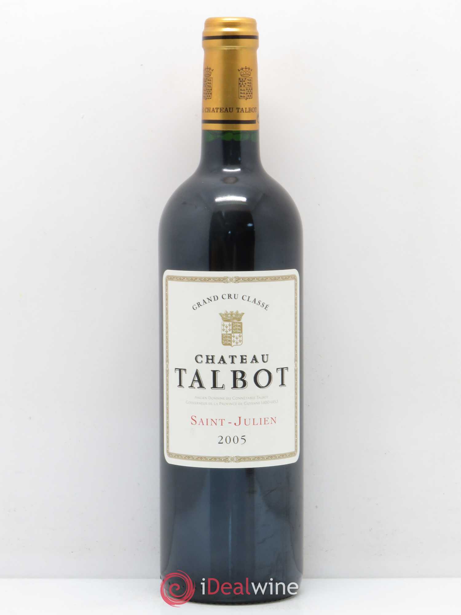 Château Talbot 4ème Grand Cru Classé 2005 - Lot de 1 bouteille - 0