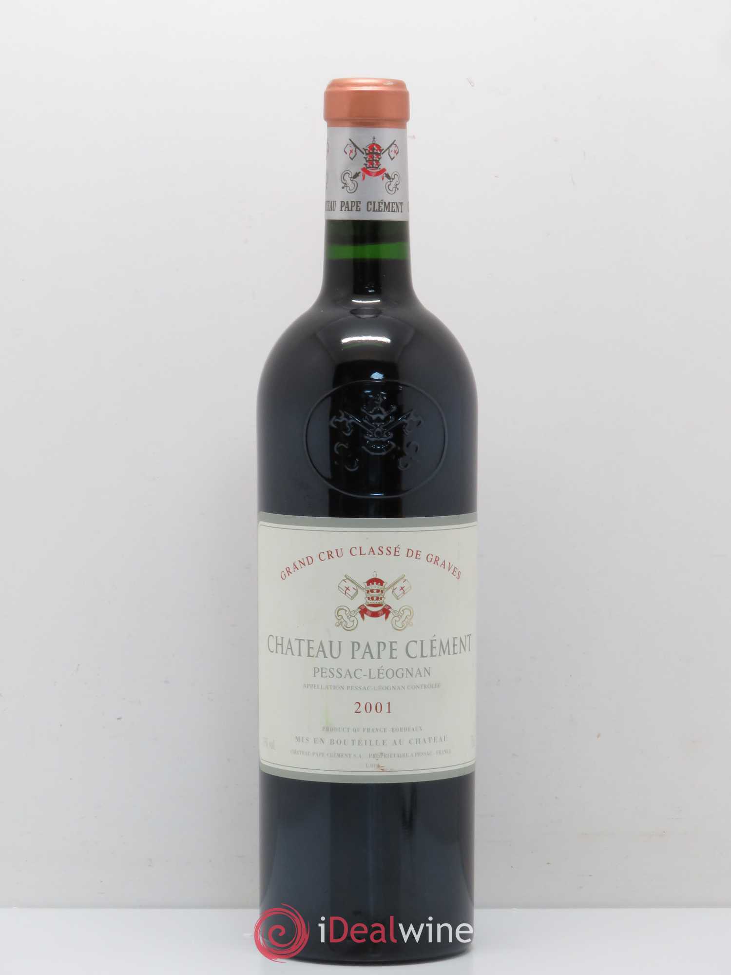 Château Pape Clément Cru Classé de Graves 2001 - Lot de 1 bouteille - 0