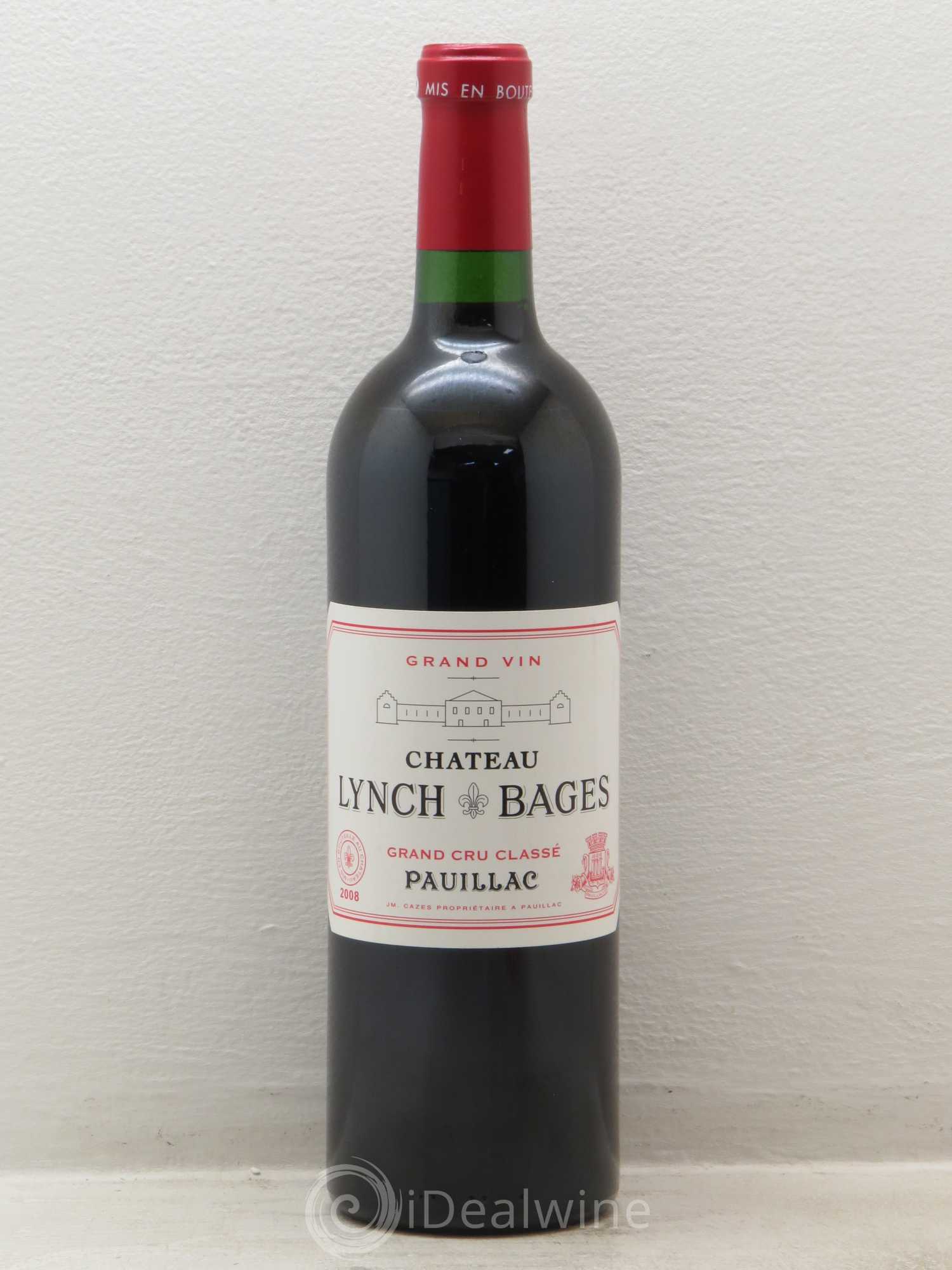 Château Lynch Bages 5ème Grand Cru Classé 2008 - Lot de 1 bouteille - 0