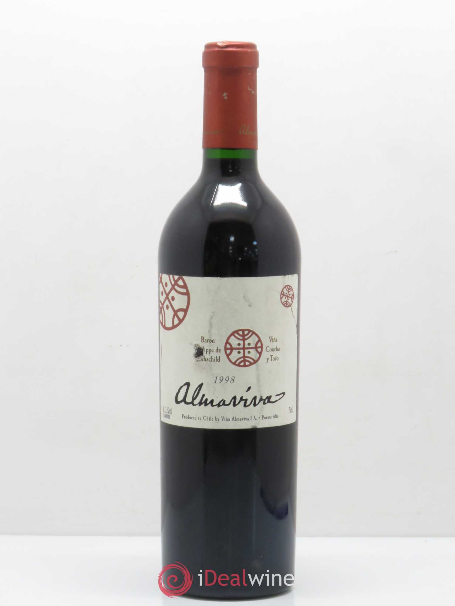 Chili Almaviva Baron P. de Rothschild Concha y Toro 1998 - Lot de 1 bouteille - 0