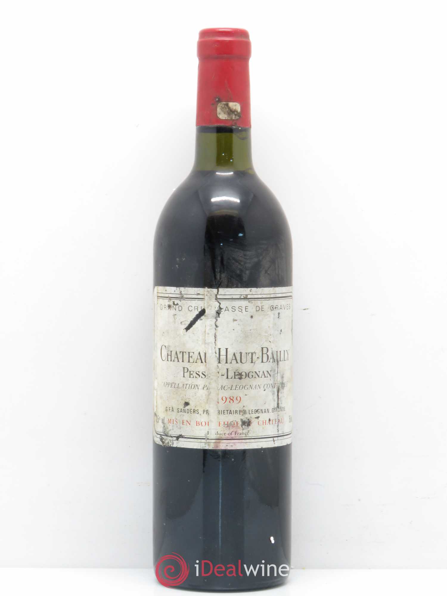 Château Haut-Bailly Cru Classé de Graves 1989 - Lot de 1 bouteille - 0