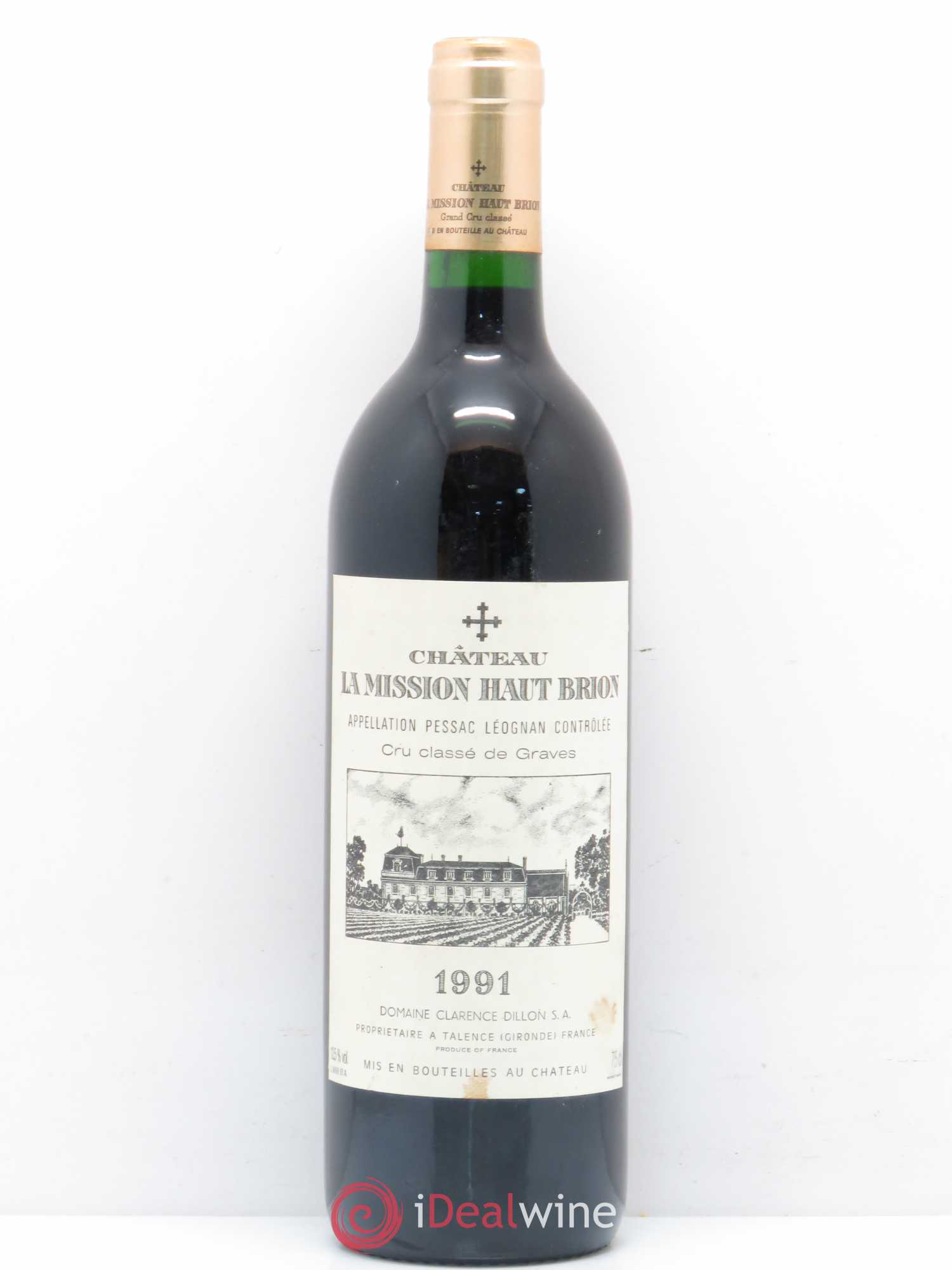 Château la Mission Haut-Brion Cru Classé de Graves 1991 - Lot de 1 bouteille - 0