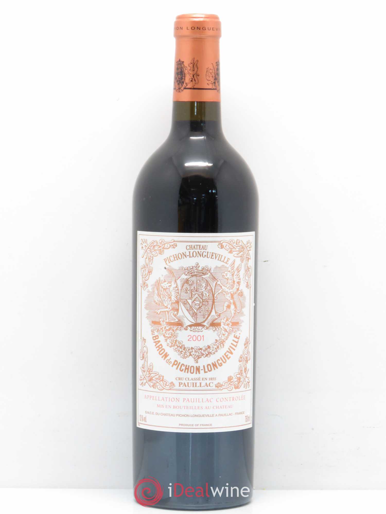 Pichon Longueville Baron 2ème Grand Cru Classé 2001 - Lot de 1 bouteille - 0