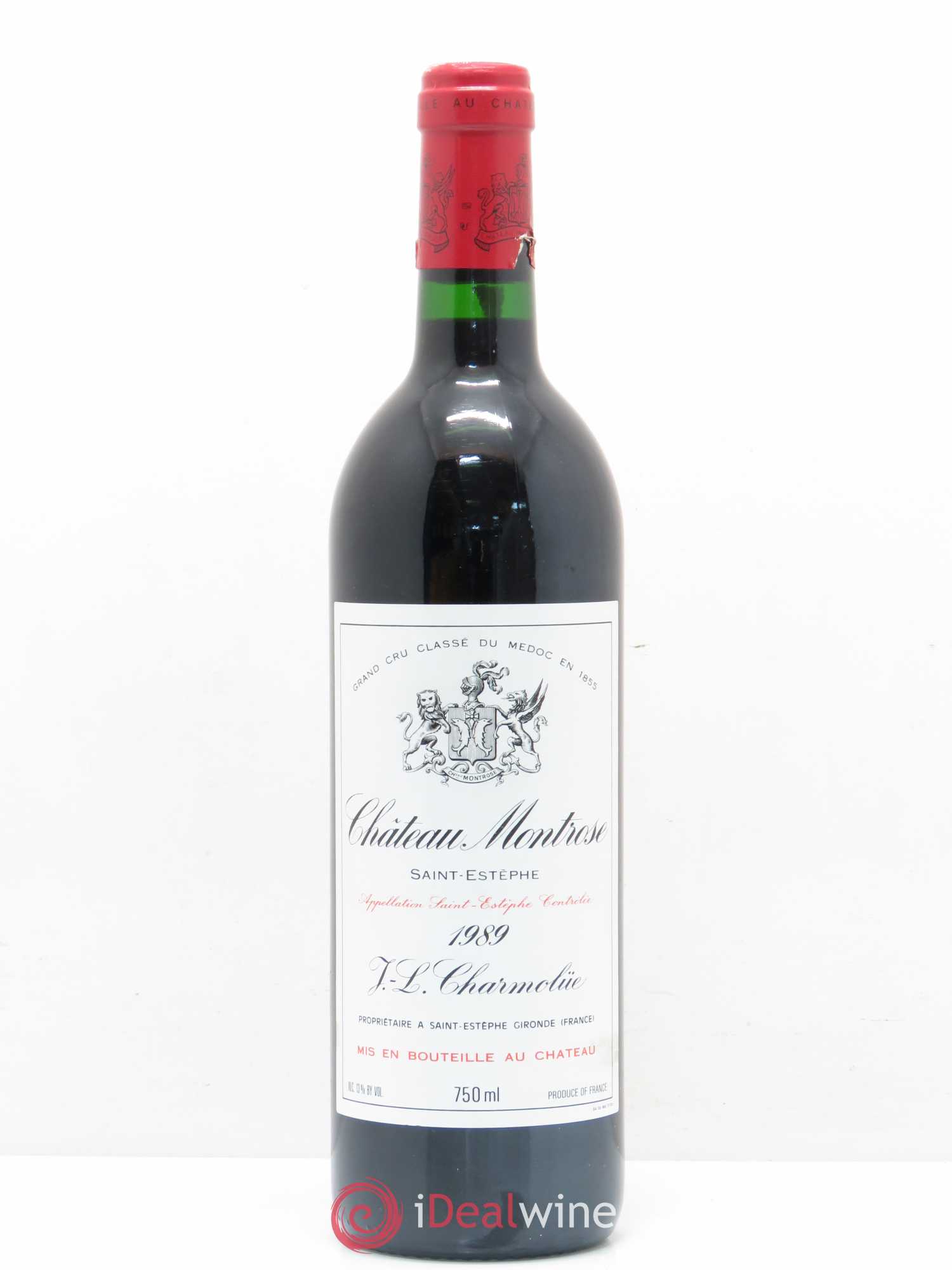Château Montrose 2ème Grand Cru Classé 1989 - Lot de 1 bouteille - 0