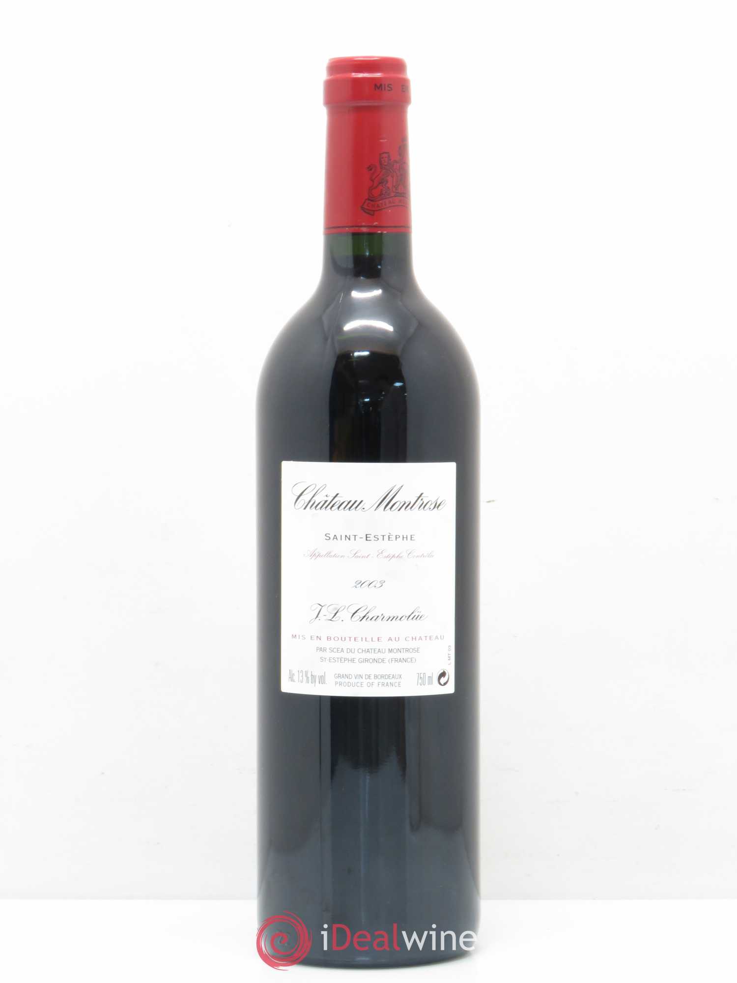 Château Montrose 2ème Grand Cru Classé 2003 - Lot de 1 bouteille - 1
