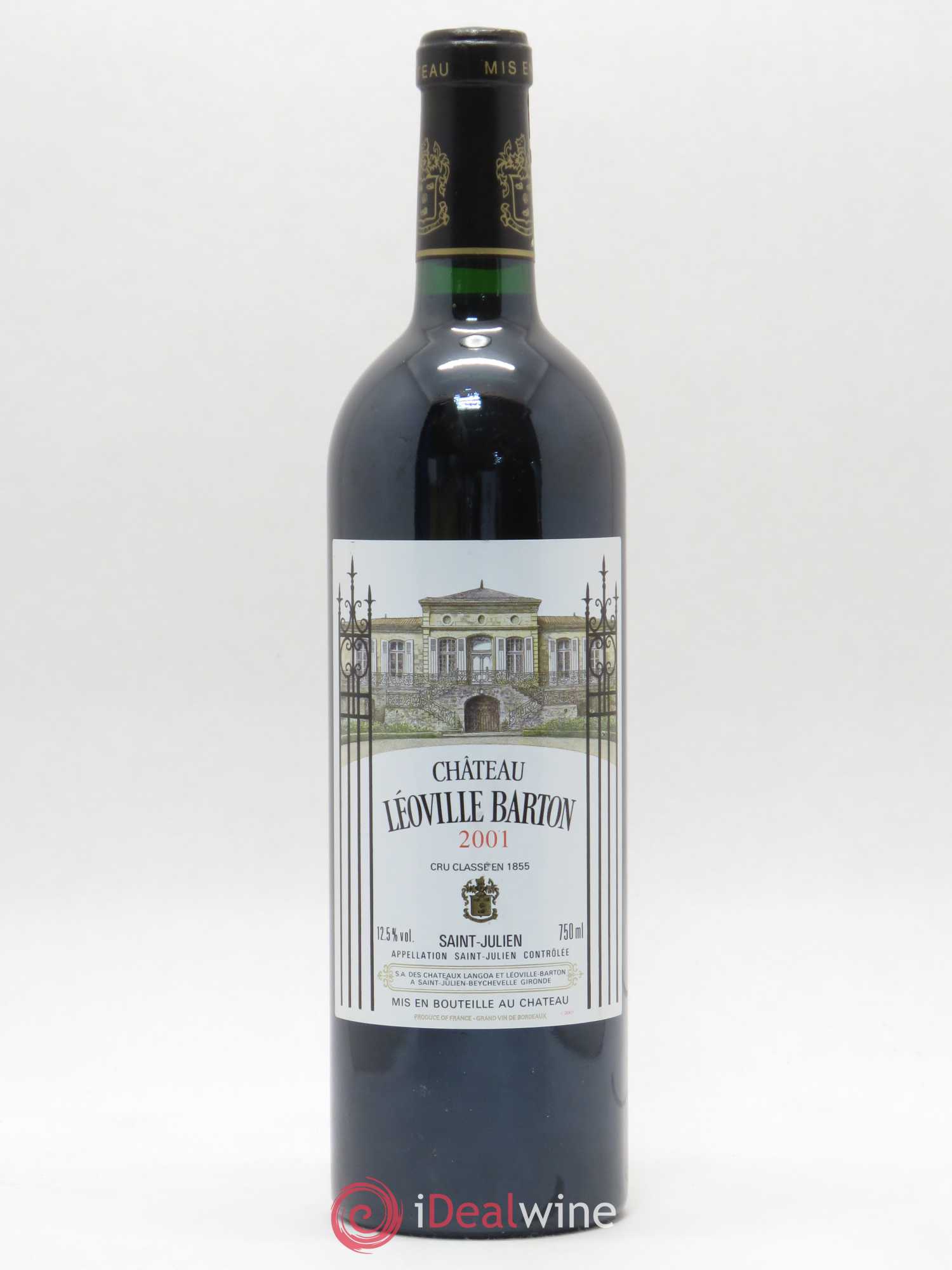 Château Léoville Barton 2ème Grand Cru Classé 2001 - Lot de 1 bouteille - 0