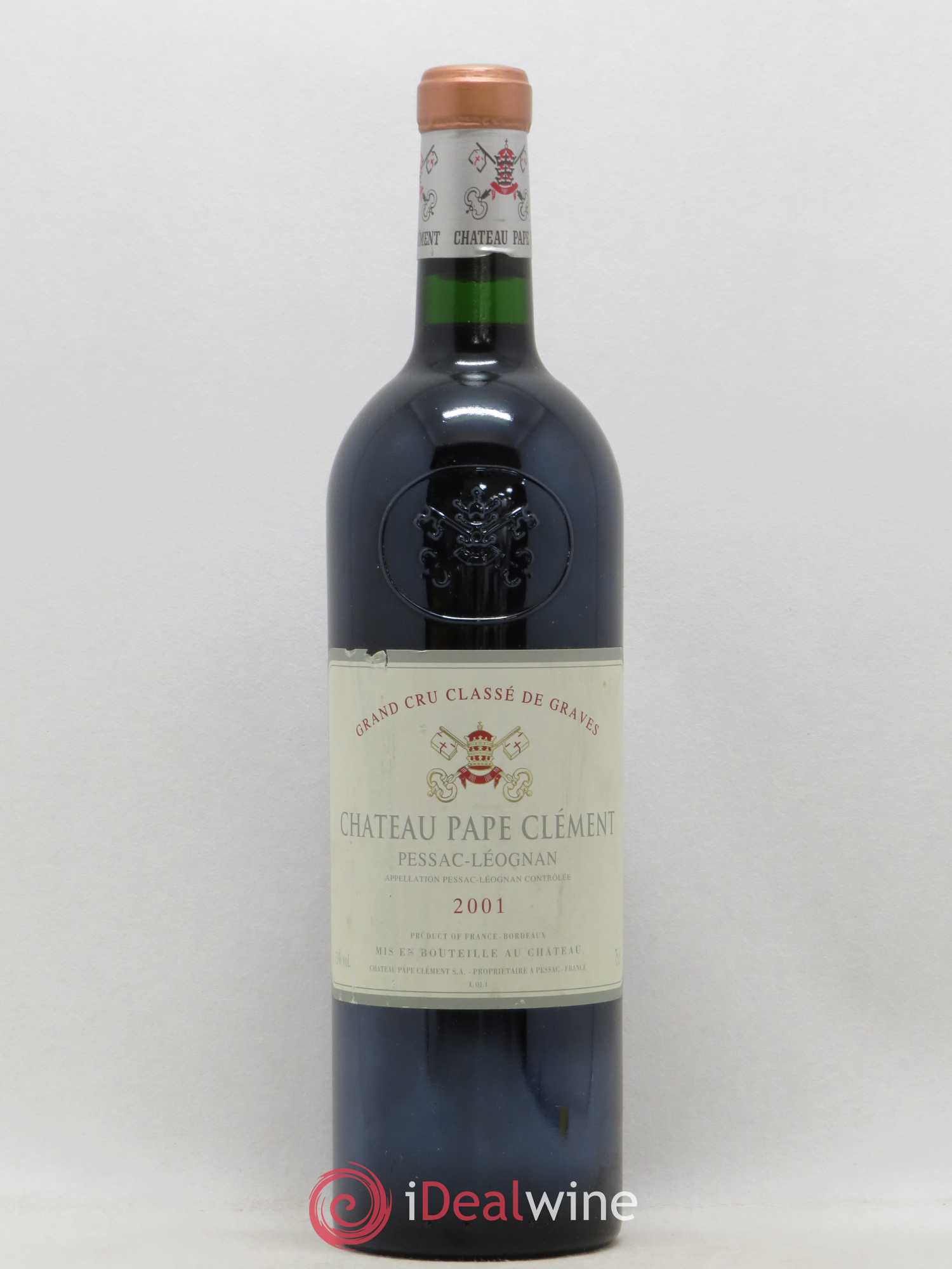 Château Pape Clément Cru Classé de Graves 2001 - Lot de 1 bouteille - 0