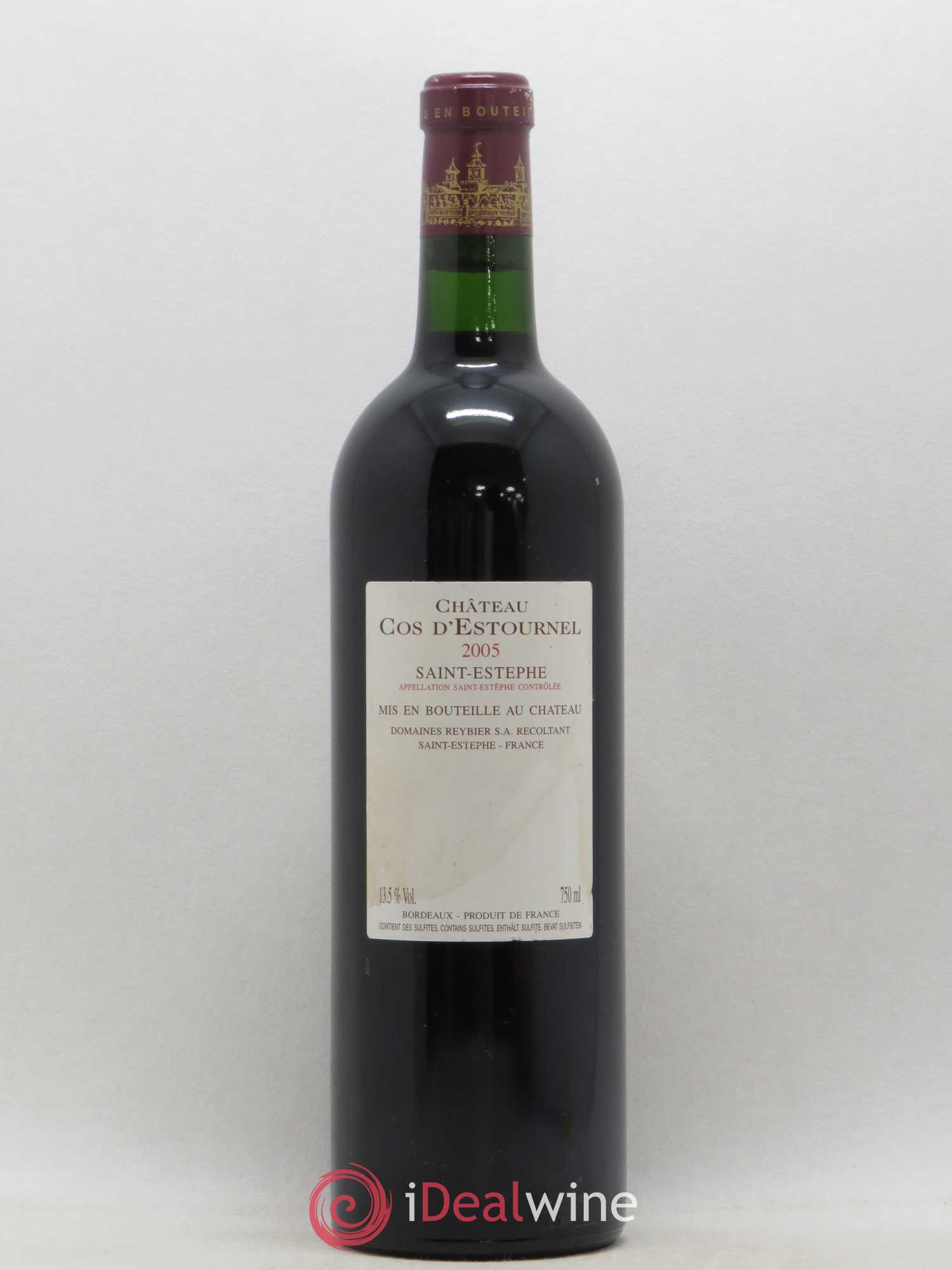 Cos d'Estournel 2ème Grand Cru Classé 2005 - Lot de 1 bouteille - 1