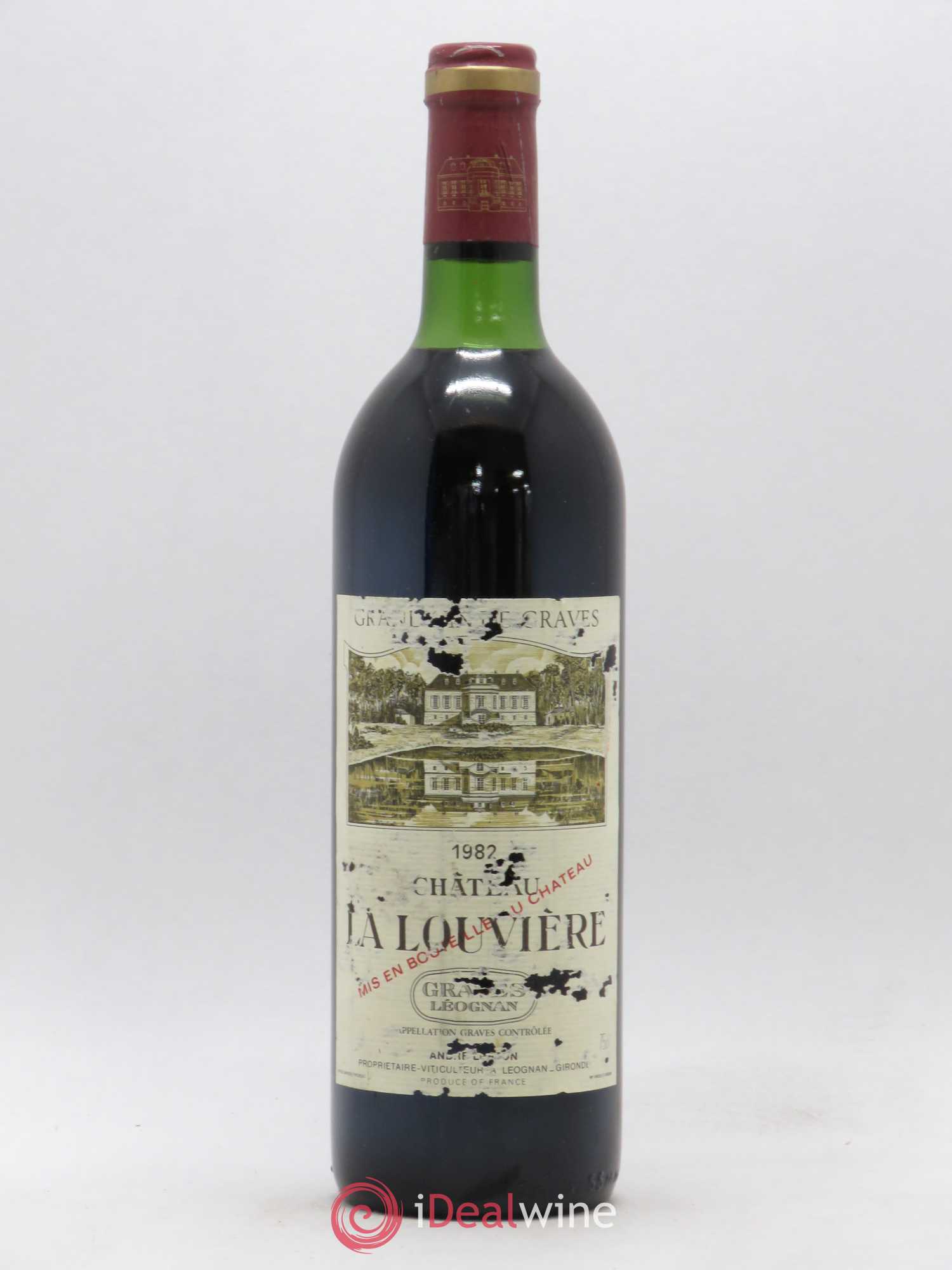Château la Louvière 1982 - Lot de 1 bouteille - 0