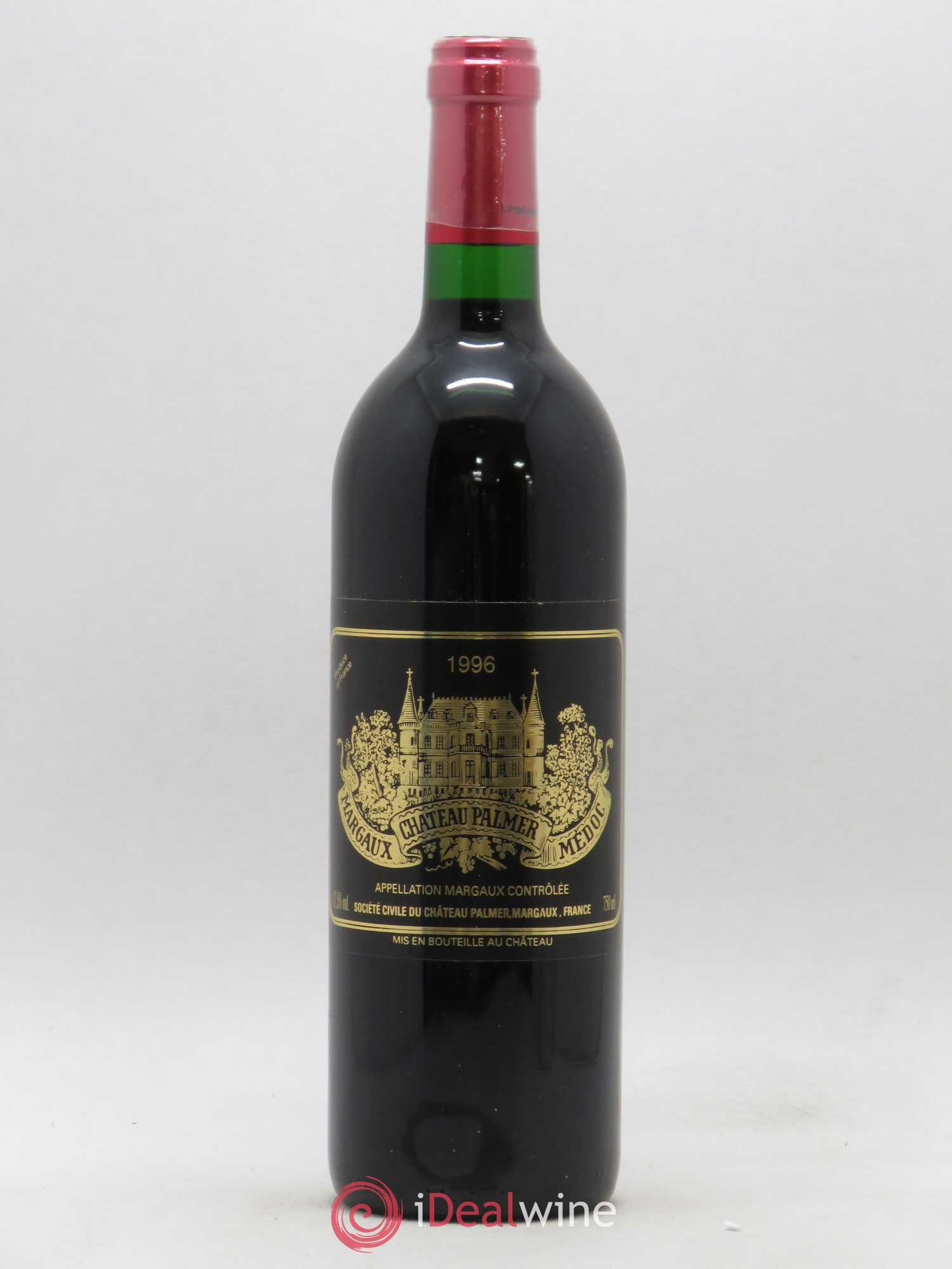 Château Palmer 3ème Grand Cru Classé 1996 - Lot de 1 bouteille - 0