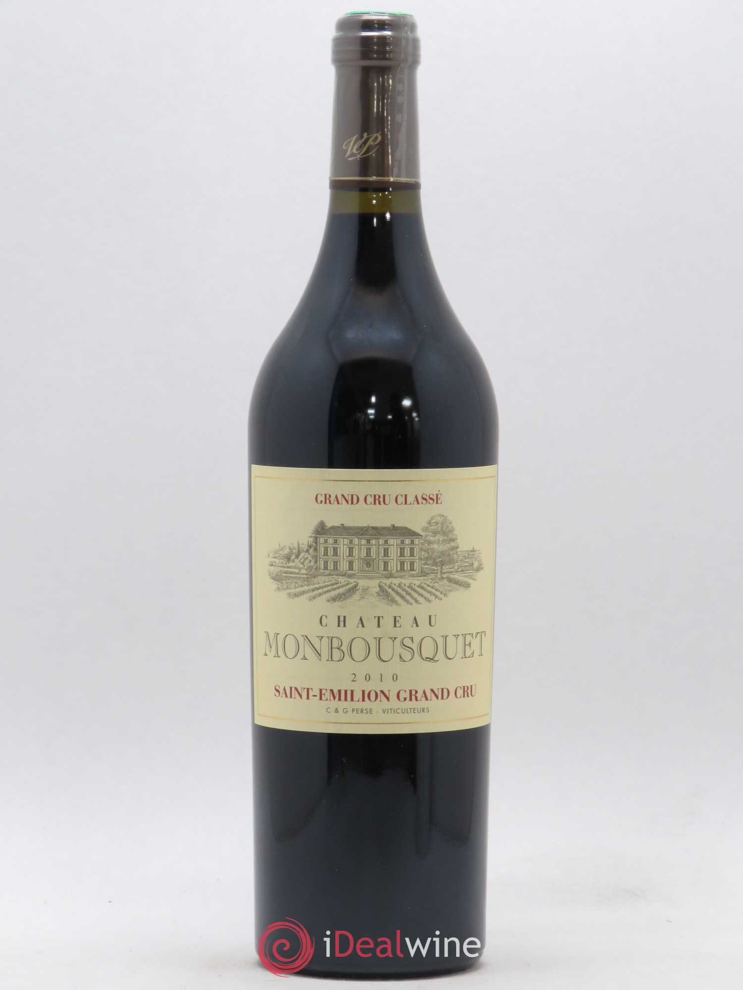 Château Monbousquet Grand Cru Classé 2010 - Lot de 1 bouteille - 0