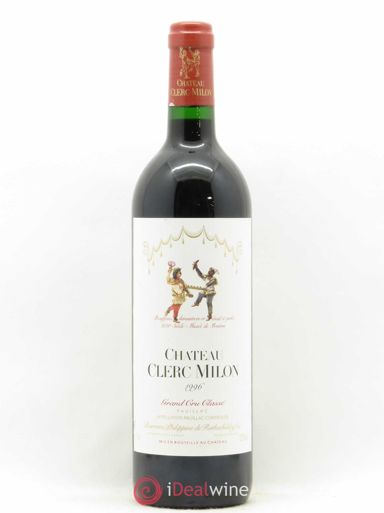 Château Clerc Milon 5ème Grand Cru Classé 1996 - Lot de 1 bouteille - 0