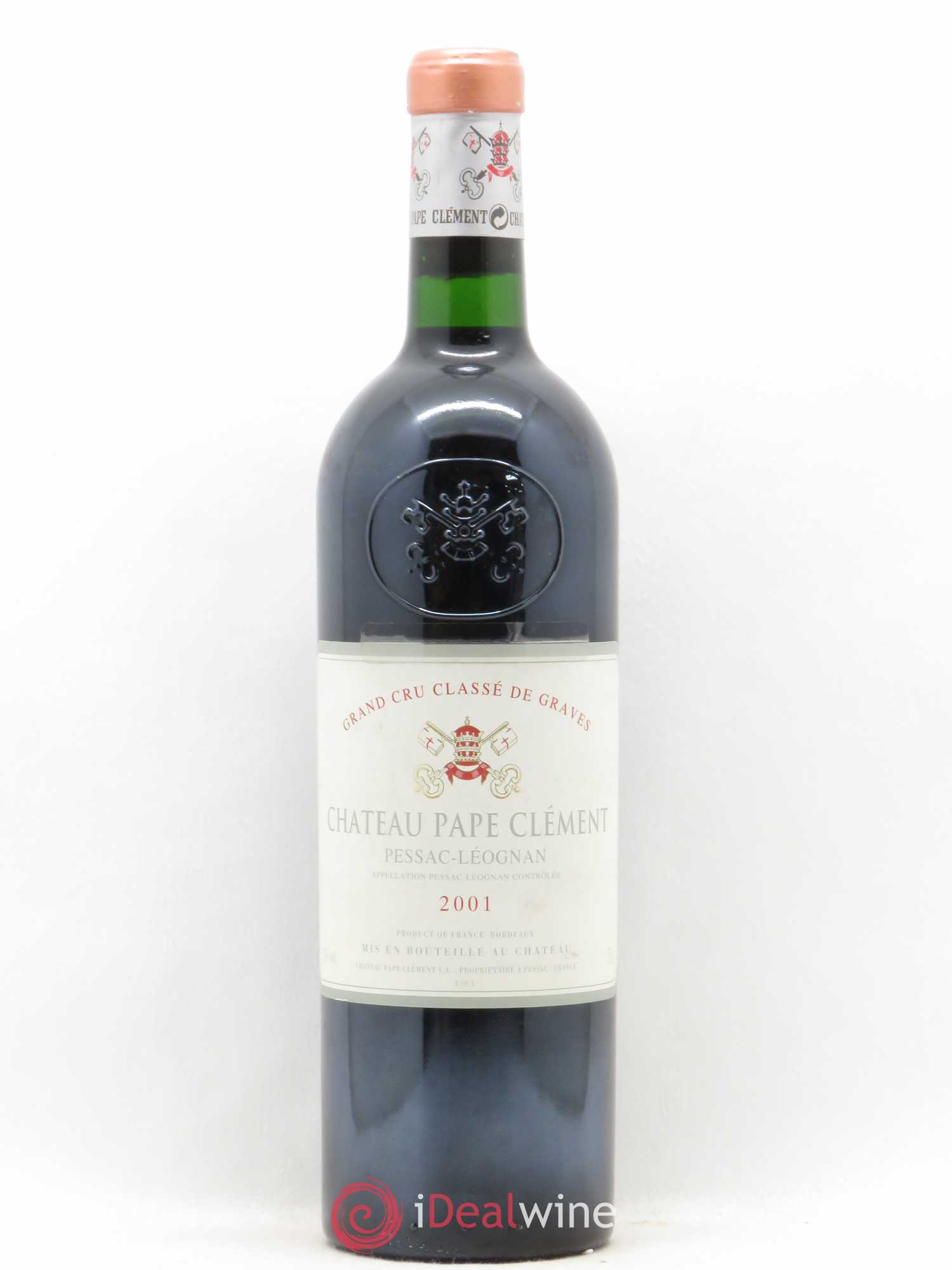 Château Pape Clément Cru Classé de Graves 2001 - Lot de 1 bouteille - 0