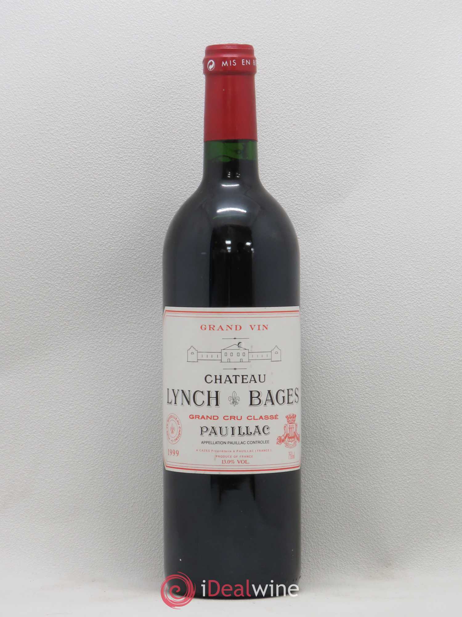 Château Lynch Bages 5ème Grand Cru Classé 1999 - Lot de 1 bouteille - 0