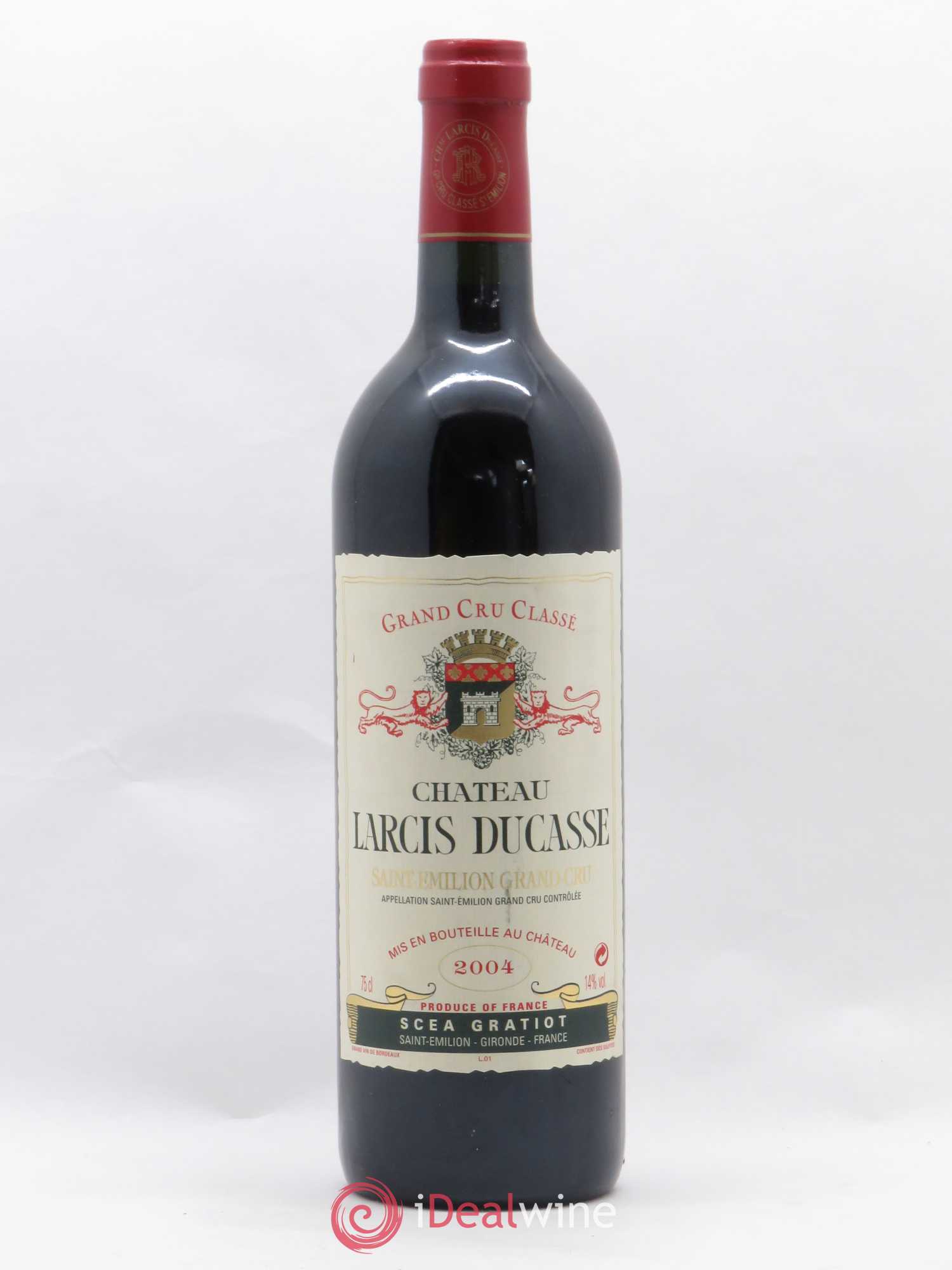 Château Larcis Ducasse 1er Grand Cru Classé B 2004 - Lot de 1 bouteille - 0