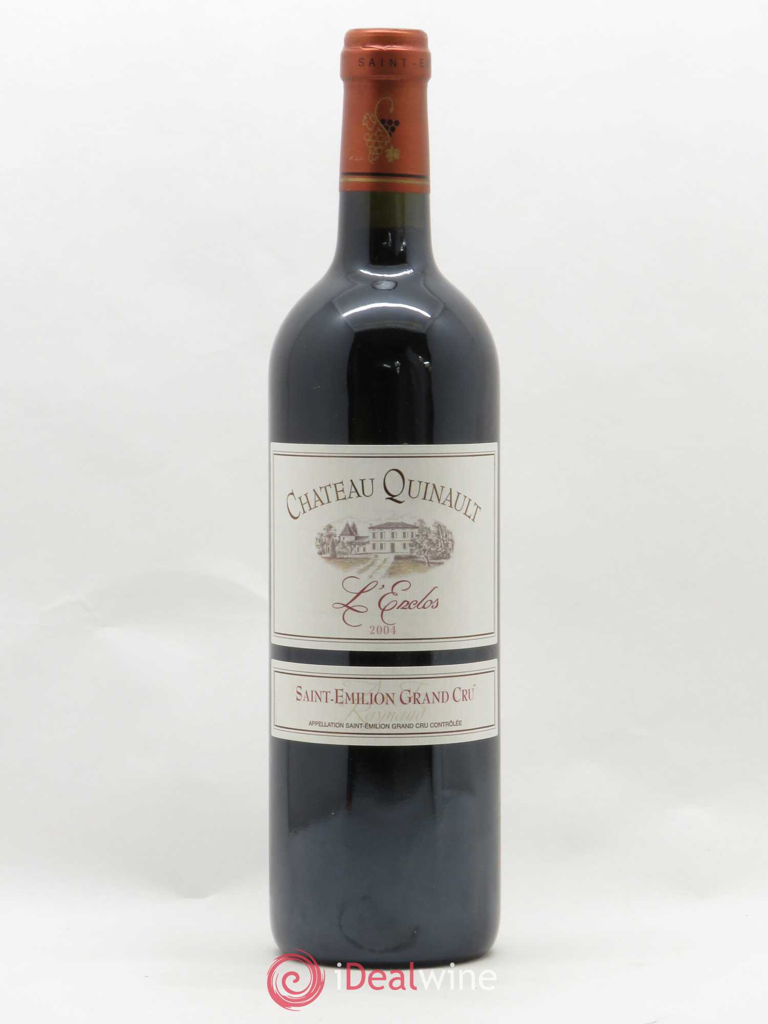 Château Quinault L'Enclos 2004 - Lot de 1 bouteille - 0