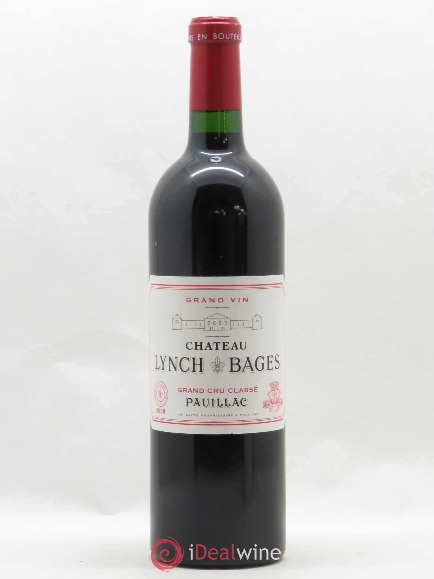 Château Lynch Bages 5ème Grand Cru Classé 2008 - Lot de 1 bouteille - 0