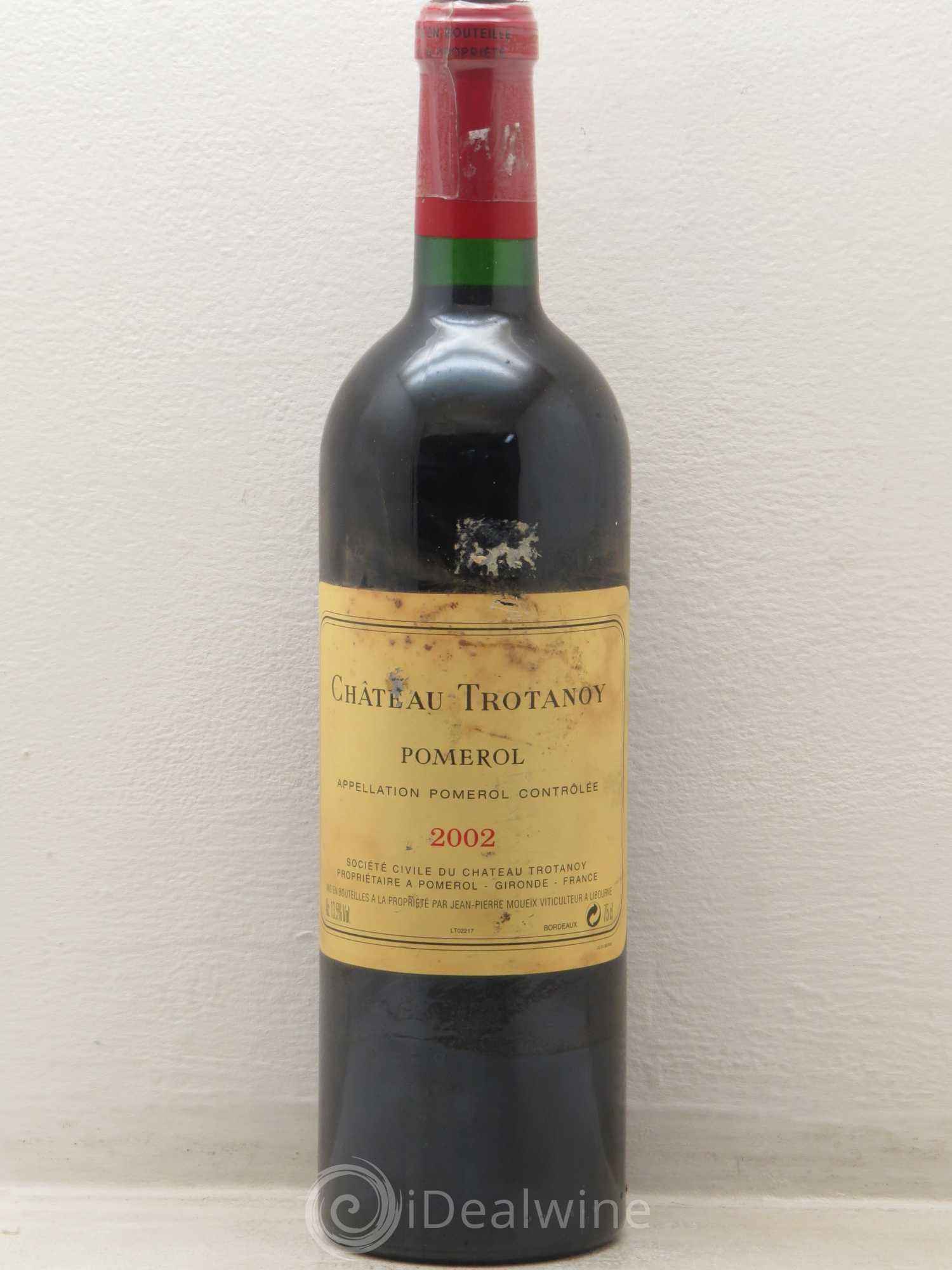 Château Trotanoy 2002 - Lot de 1 bouteille - 0