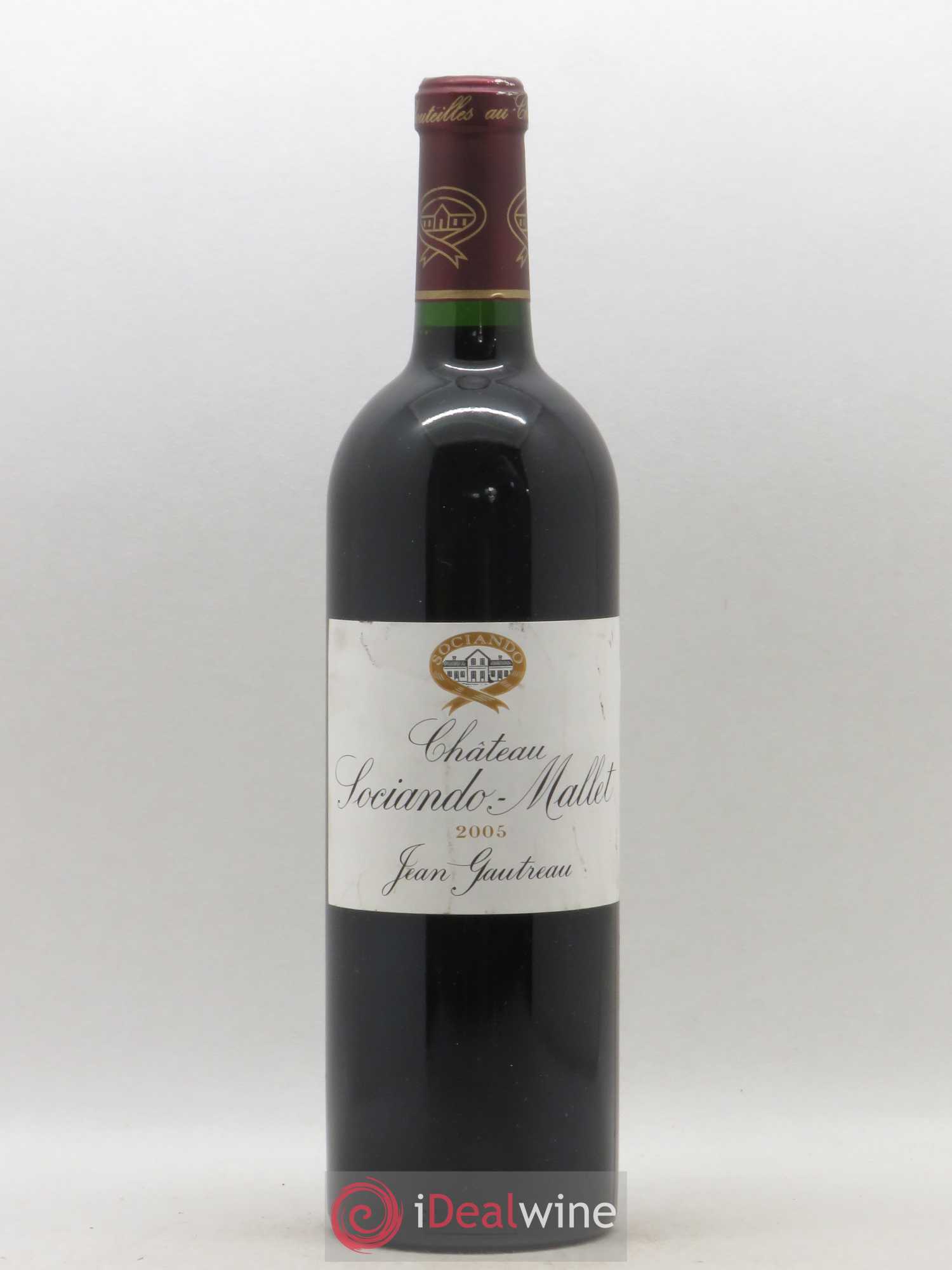Château Sociando Mallet 2005 - Lot de 1 bouteille - 0
