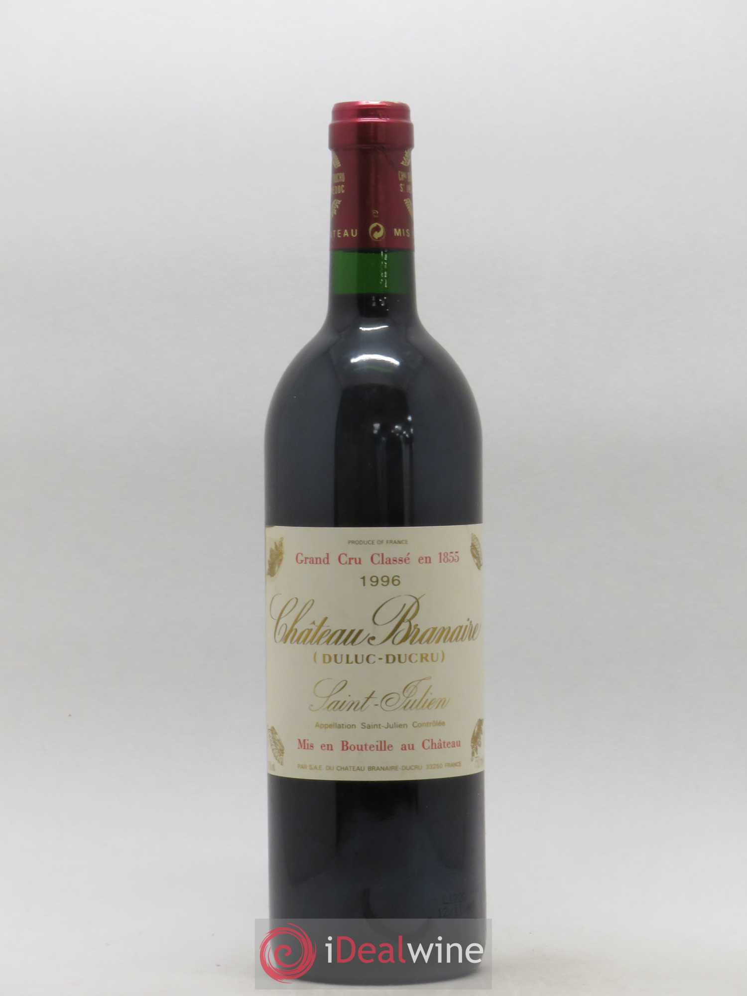 Château Branaire Ducru 4ème Grand Cru Classé 1996 - Lotto di 1 bottiglia - 0