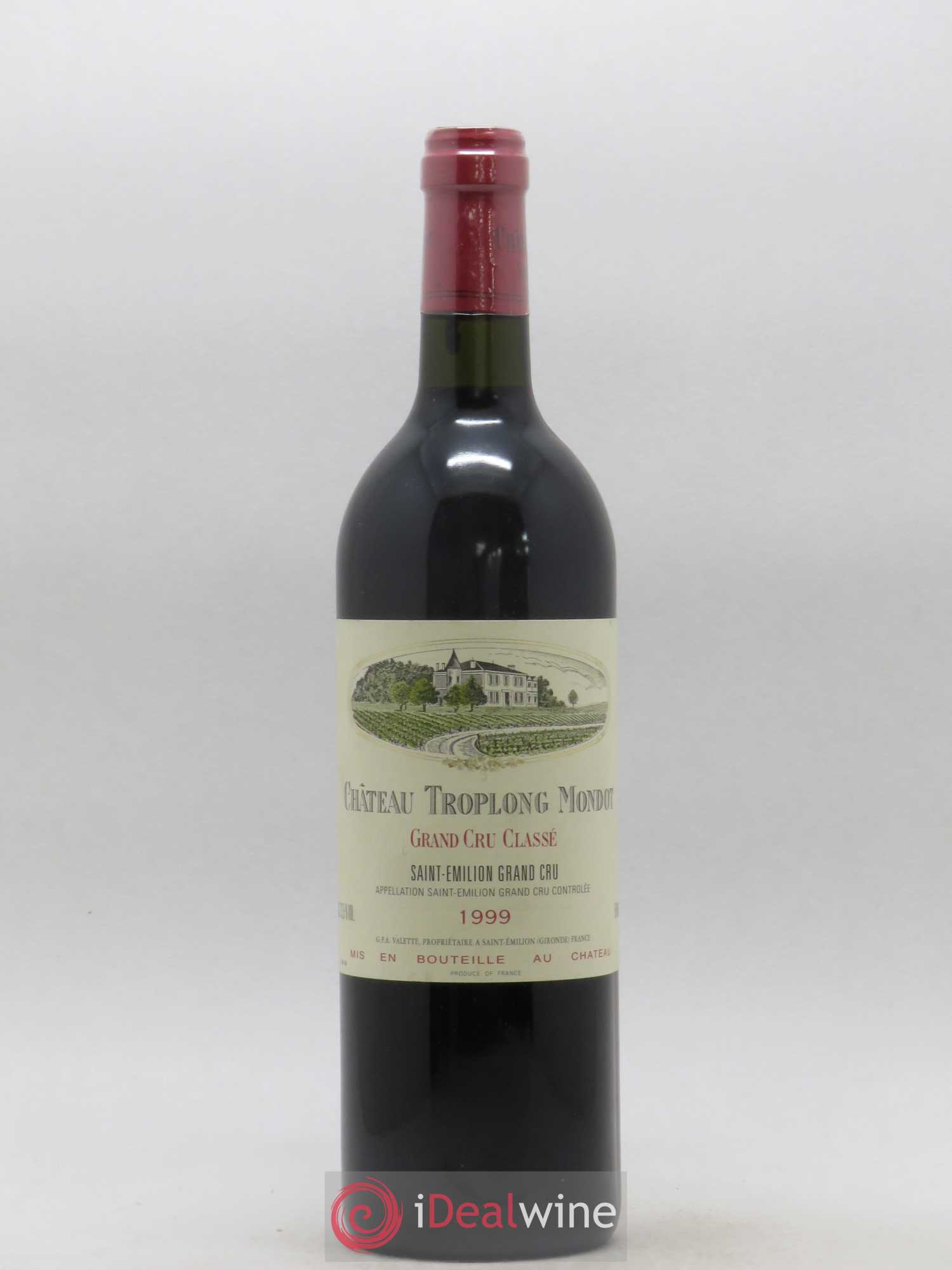 Château Troplong Mondot 1er Grand Cru Classé B 1999 - Lot de 1 bouteille - 0
