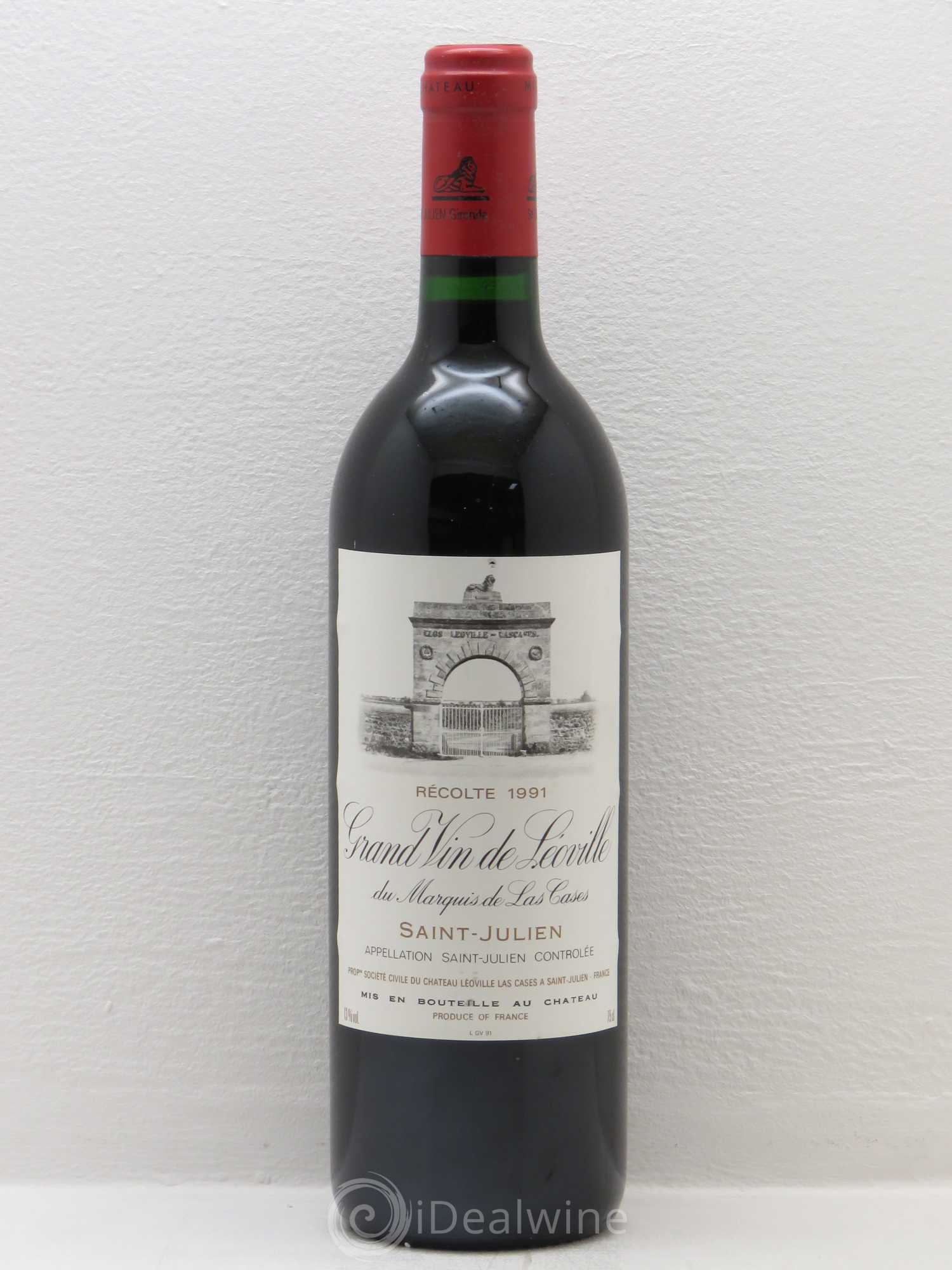 Château Léoville Las Cases 2ème Grand Cru Classé 1991 - Lot de 1 bouteille - 0