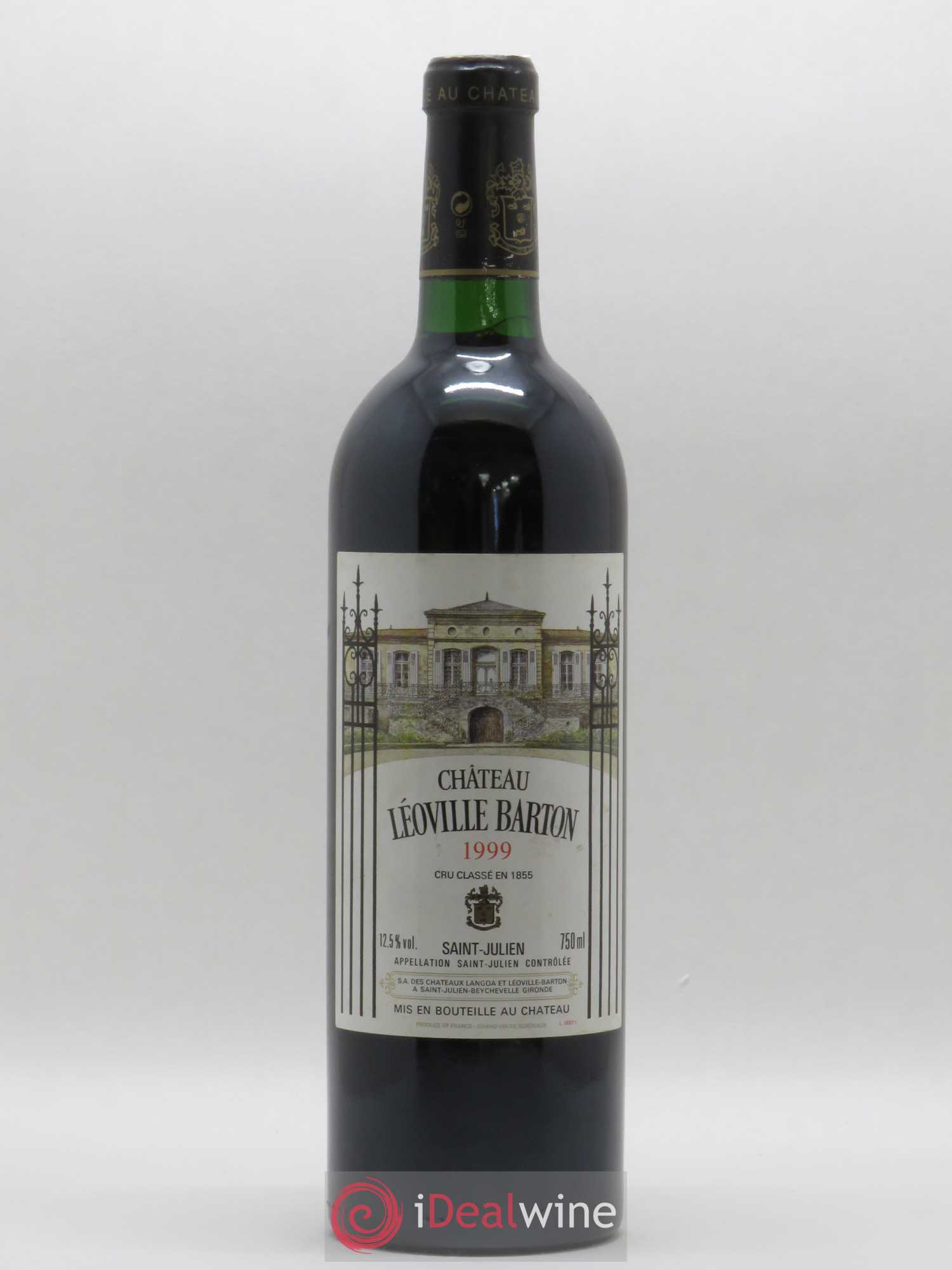 Château Léoville Barton 2ème Grand Cru Classé 1999 - Lot de 1 bouteille - 0