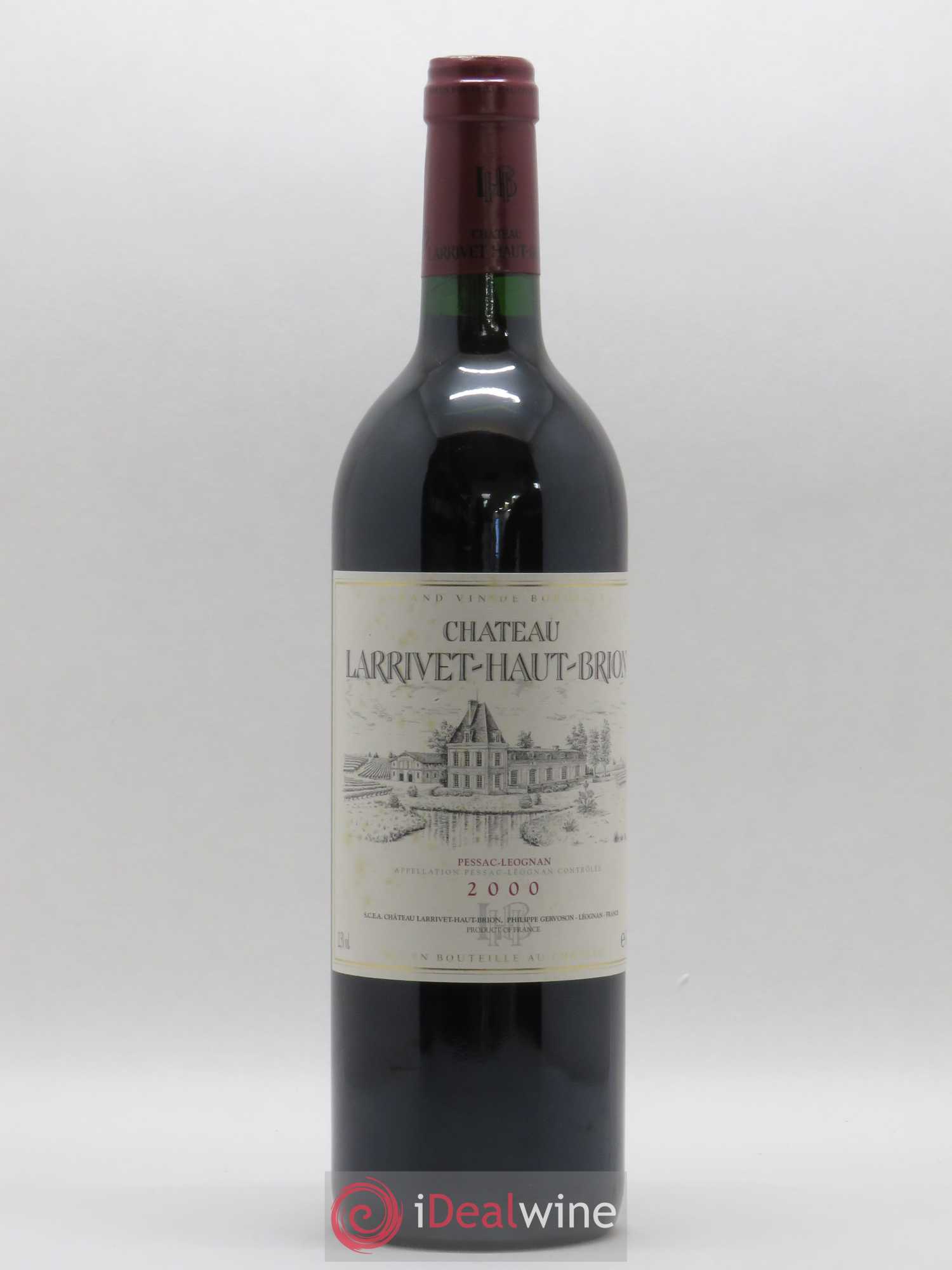 Château Larrivet Haut-Brion 2000 - Lot de 1 bouteille - 0