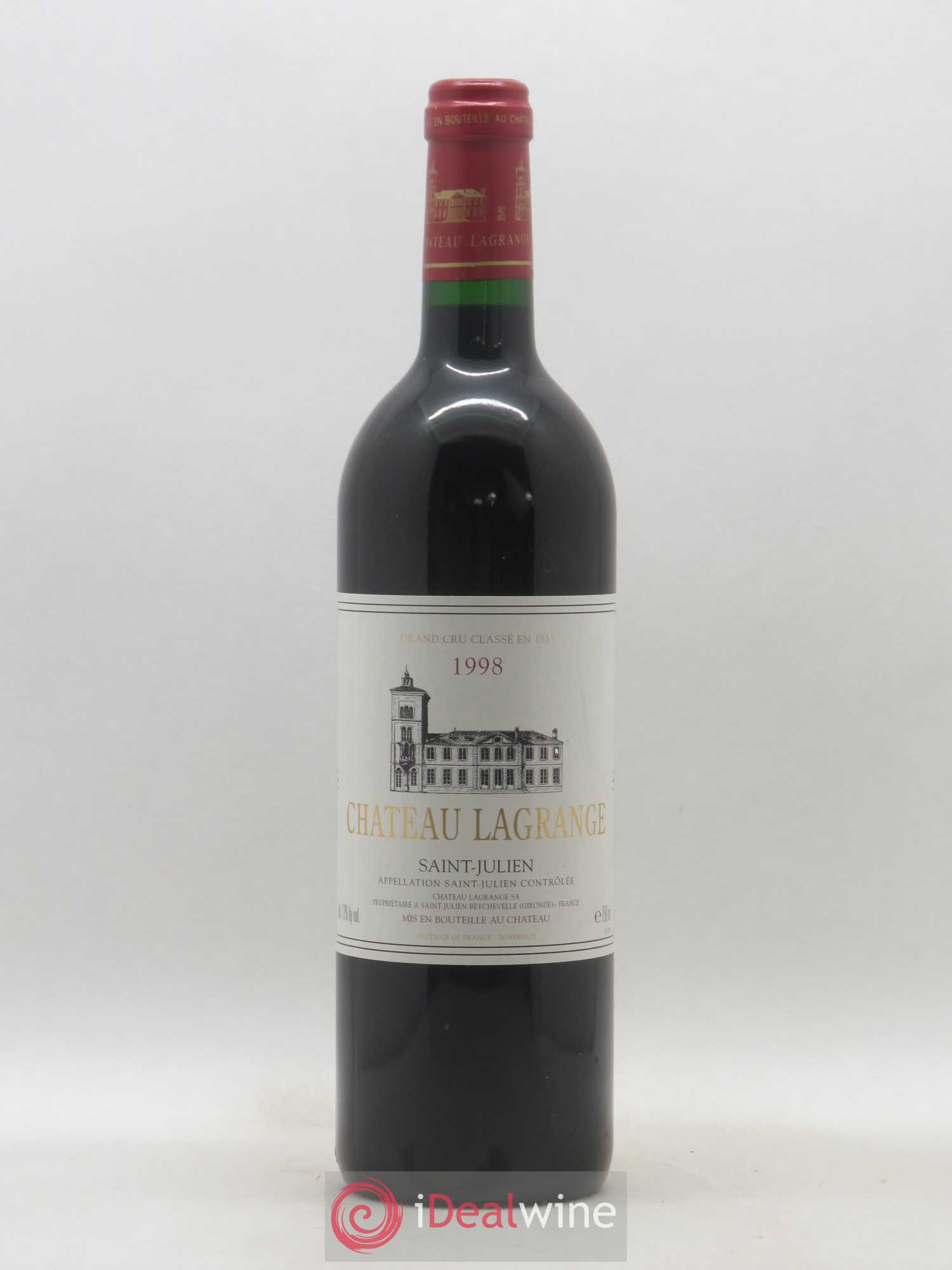 Château Lagrange 3ème Grand Cru Classé 1998 - Lot de 1 bouteille - 0