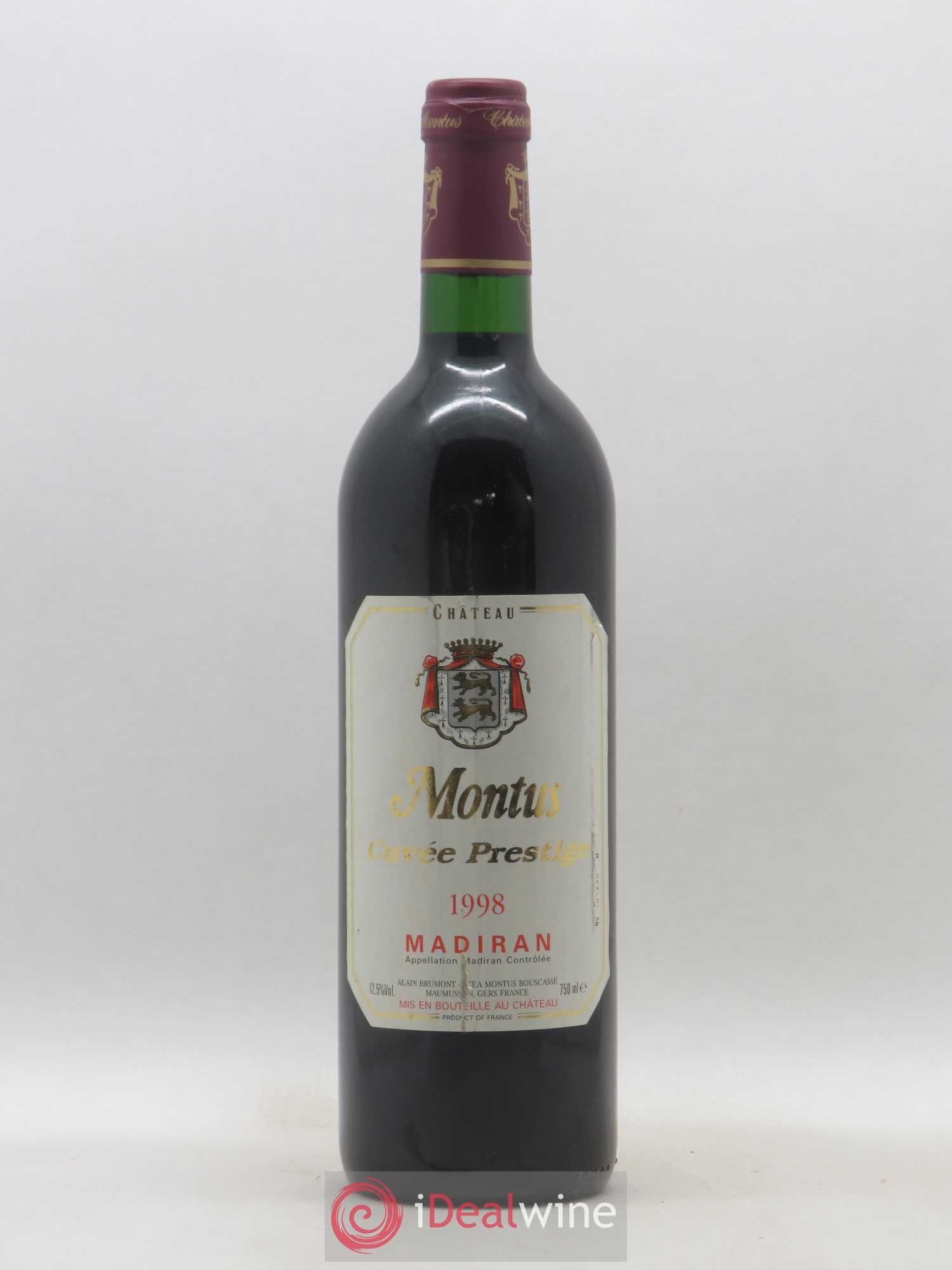 Madiran Château Montus-Prestige Alain Brumont 1998 - Lot de 1 bouteille - 0