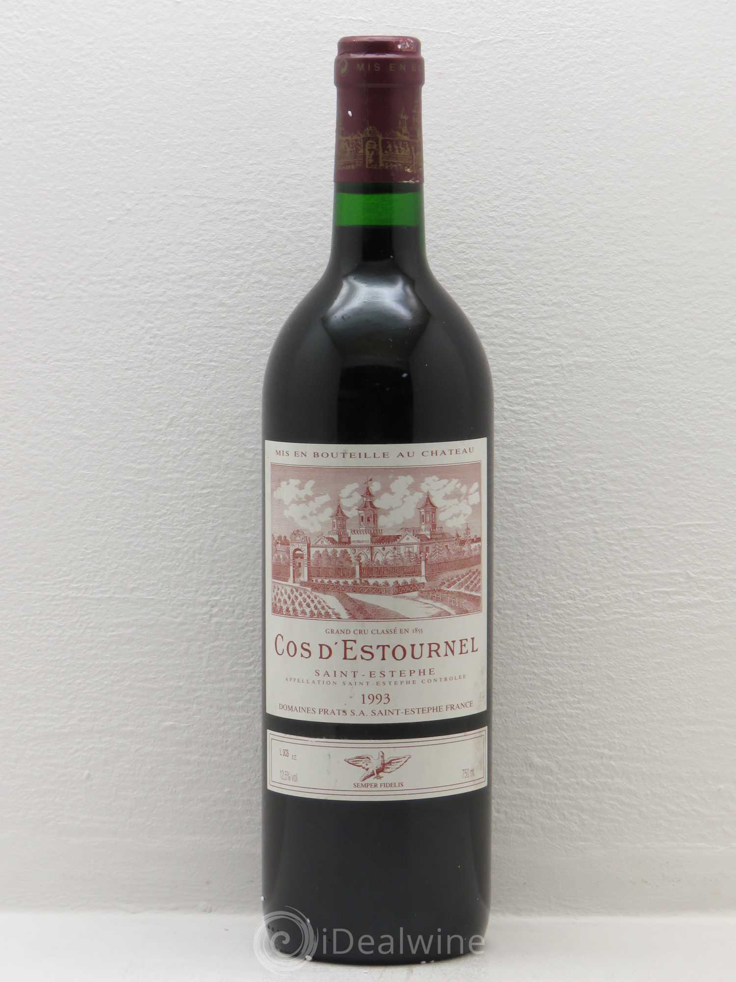 Cos d'Estournel 2ème Grand Cru Classé 1993 - Lot de 1 bouteille - 0