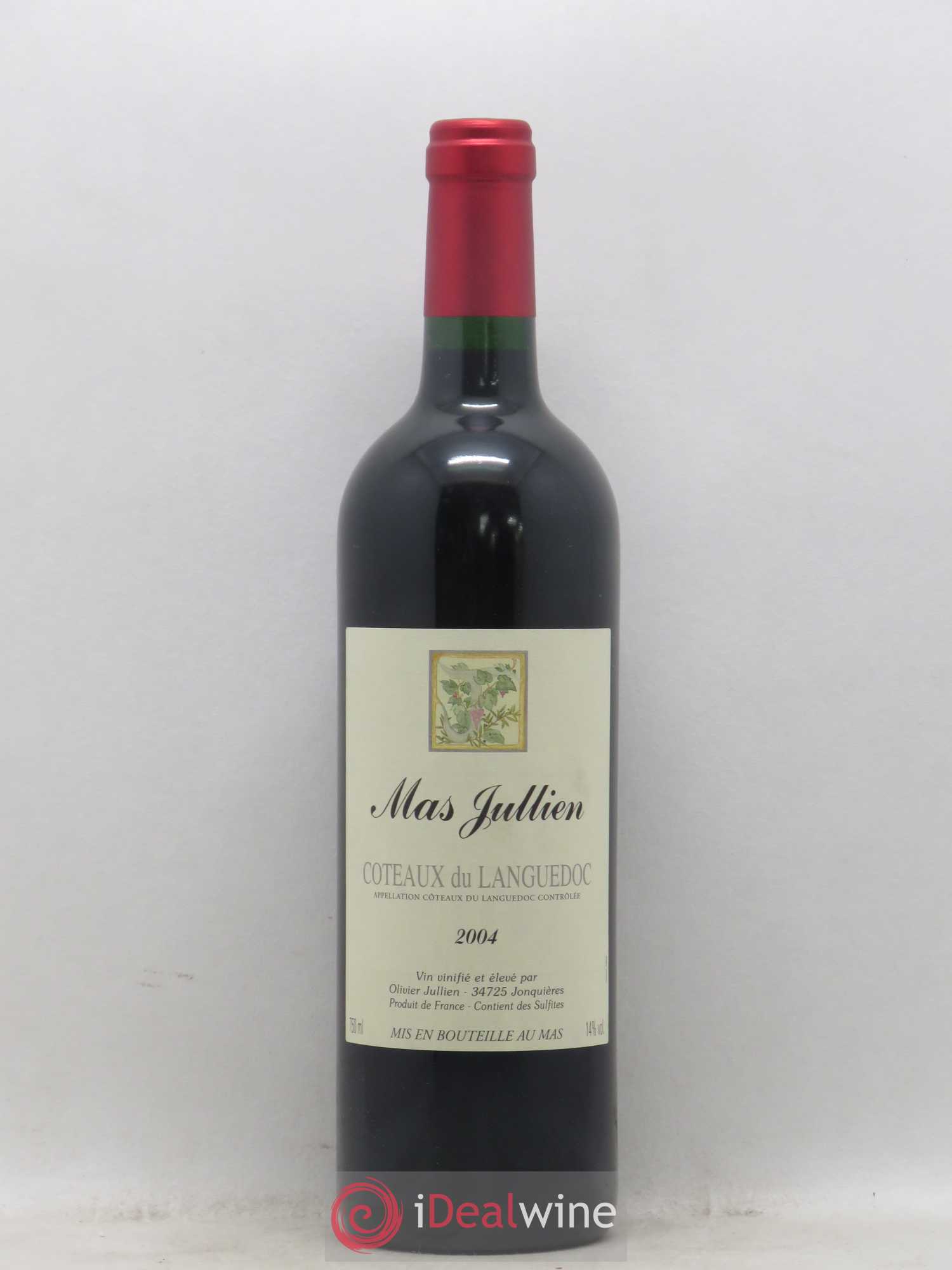 Terrasses du Larzac Mas Jullien Olivier Jullien 2004 - Lot de 1 bouteille - 0