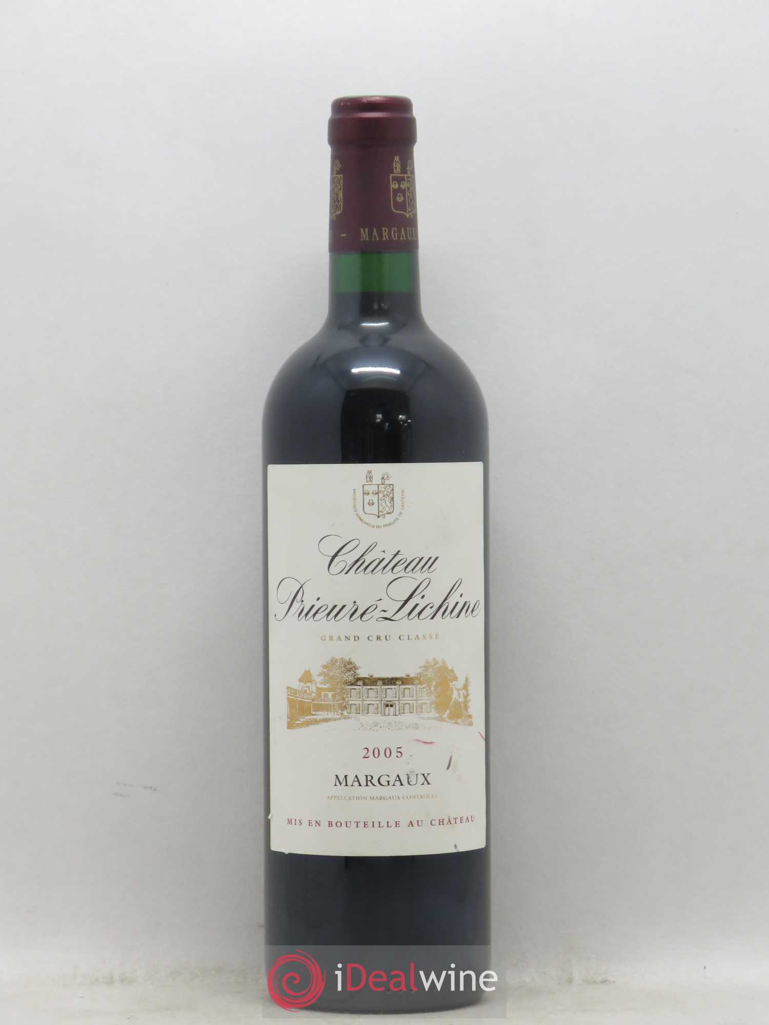 Château Prieuré Lichine 4ème Grand Cru Classé 2005 - Lot de 1 bouteille - 0