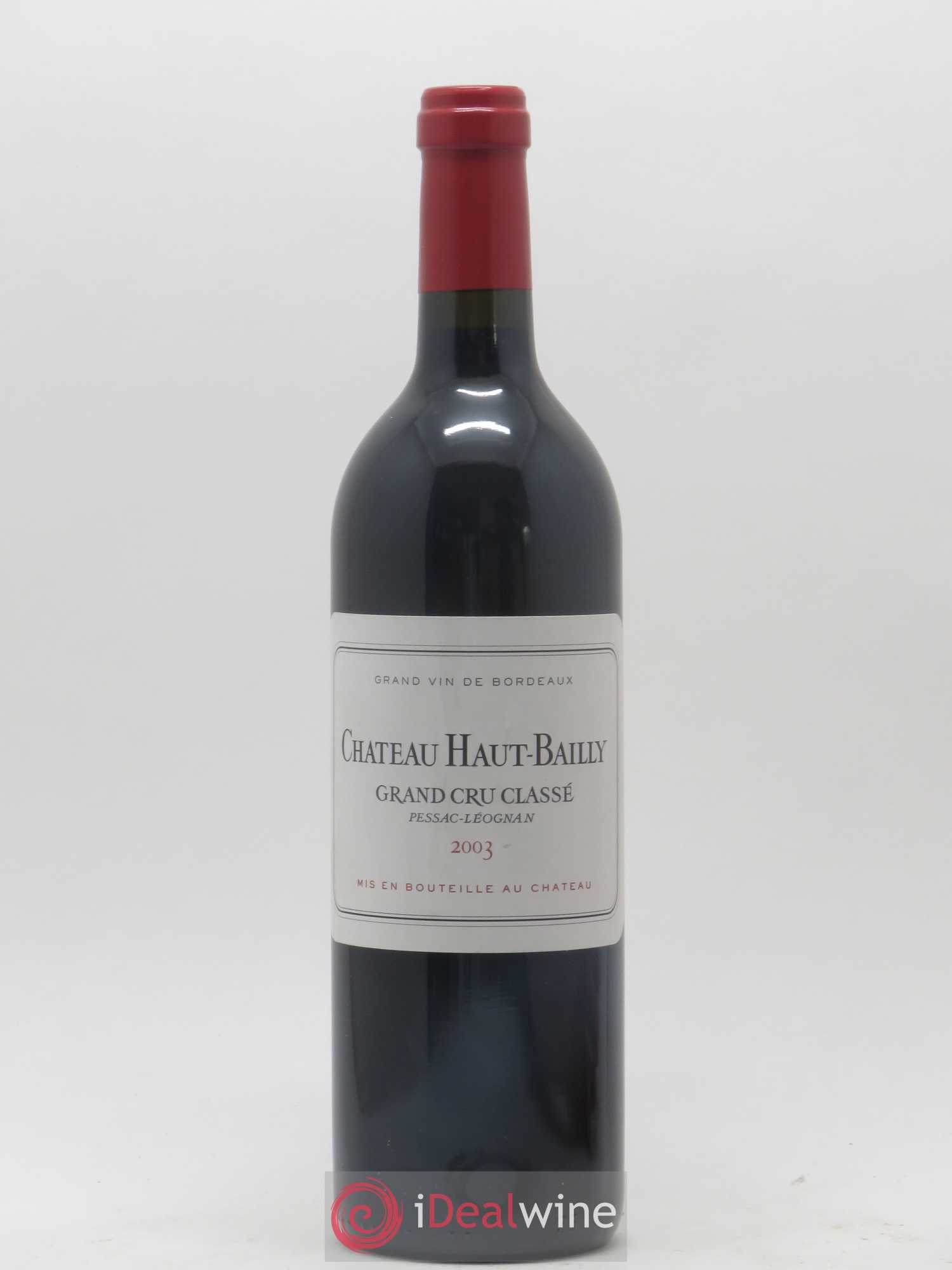 Château Haut-Bailly Cru Classé de Graves 2003 - Lot de 1 bouteille - 0
