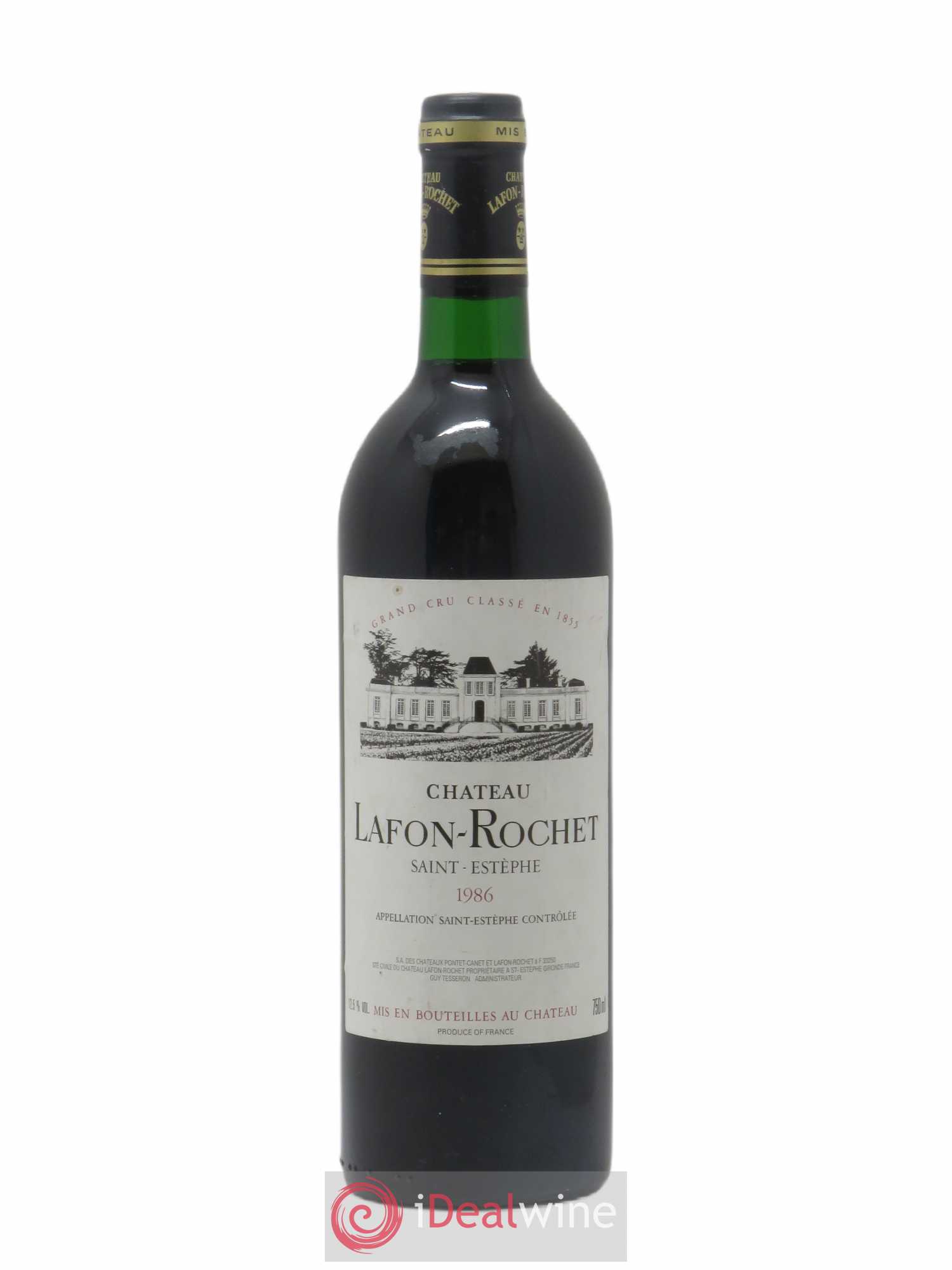 Château Lafon Rochet 4ème Grand Cru Classé 1986 - Lot de 1 bouteille - 0