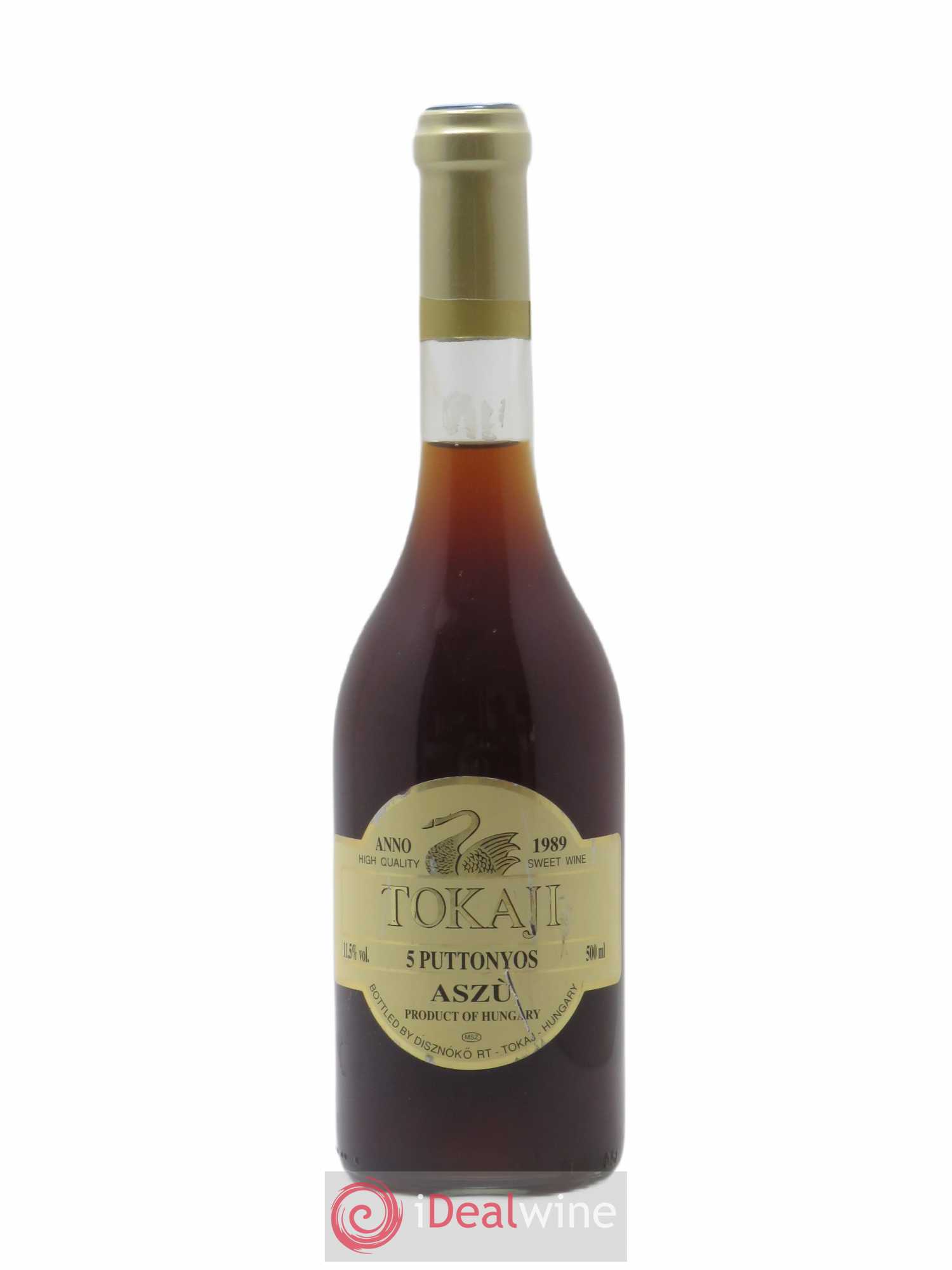 Tokaji Aszu 5 Puttonyos Disznoko (Domaine) 50cl 1989 - Lotto di 1 bottiglia - 0