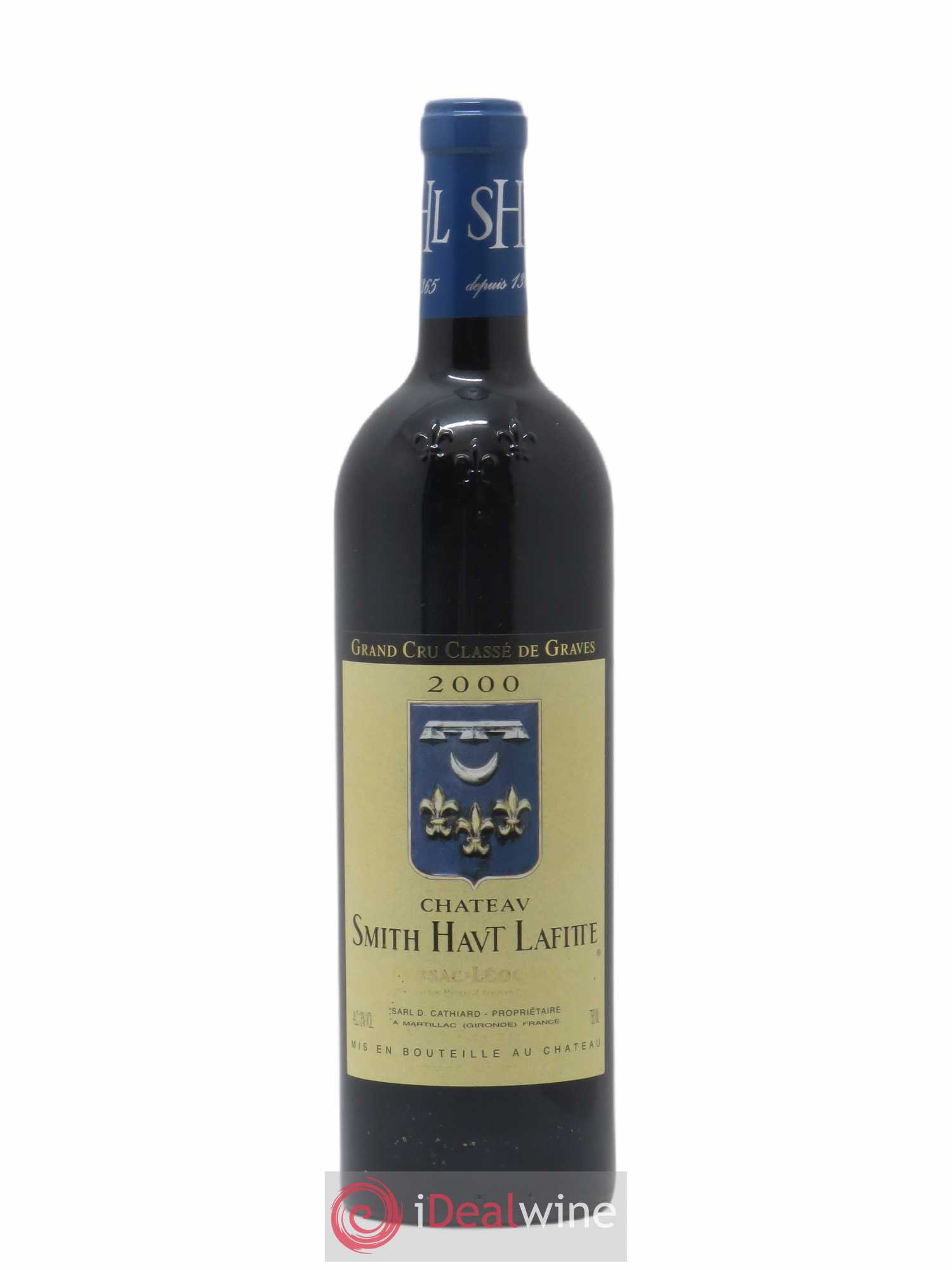 Château Smith Haut Lafitte Cru Classé de Graves 2000 - Lot de 1 bouteille - 0