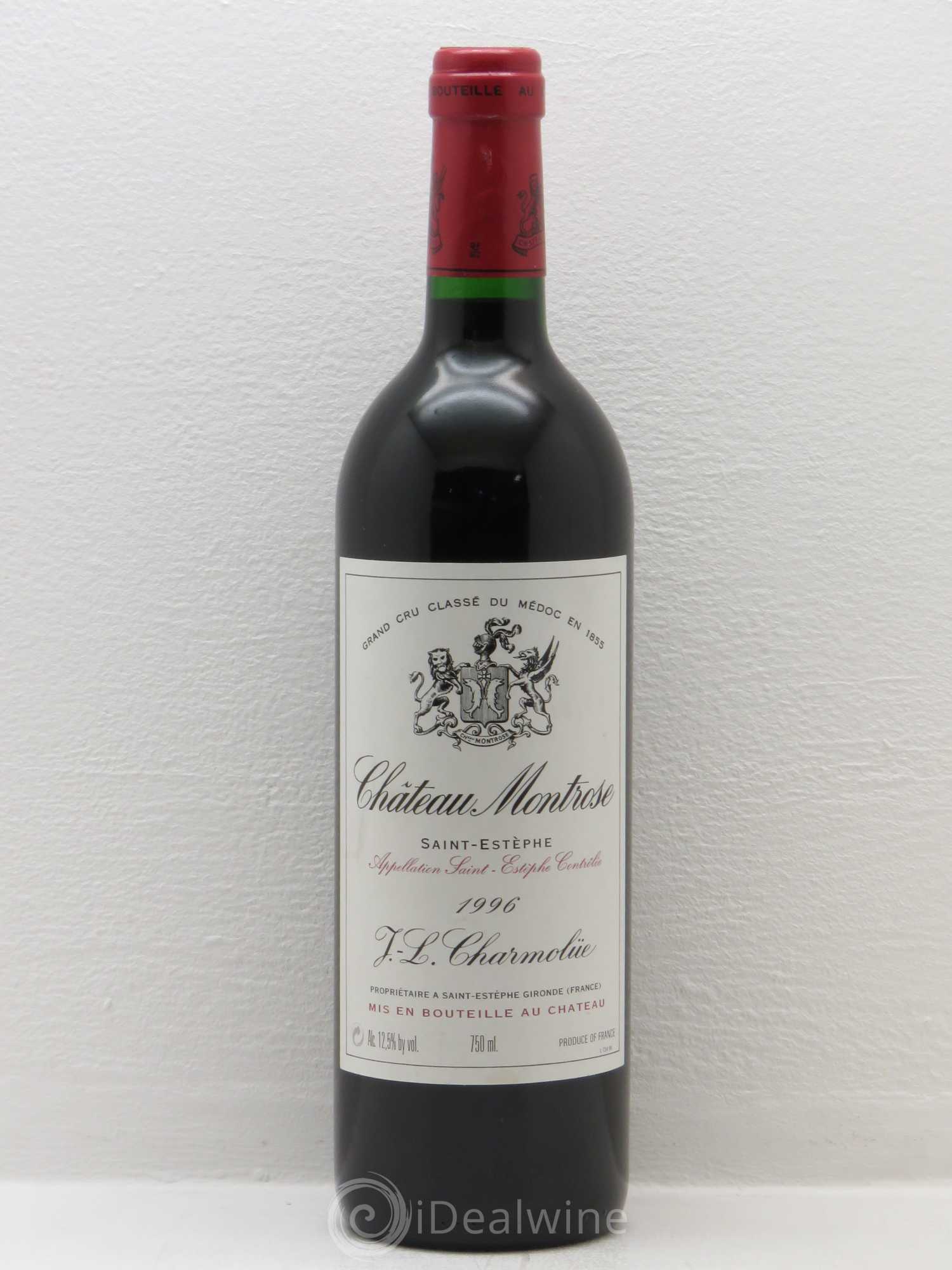 Château Montrose 2ème Grand Cru Classé 1996 - Lot de 1 bouteille - 0