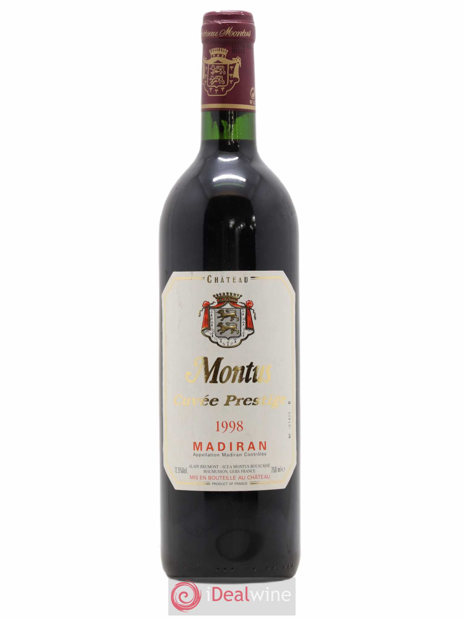 Madiran Château Montus-Prestige Alain Brumont 1998 - Lot de 1 bouteille - 0