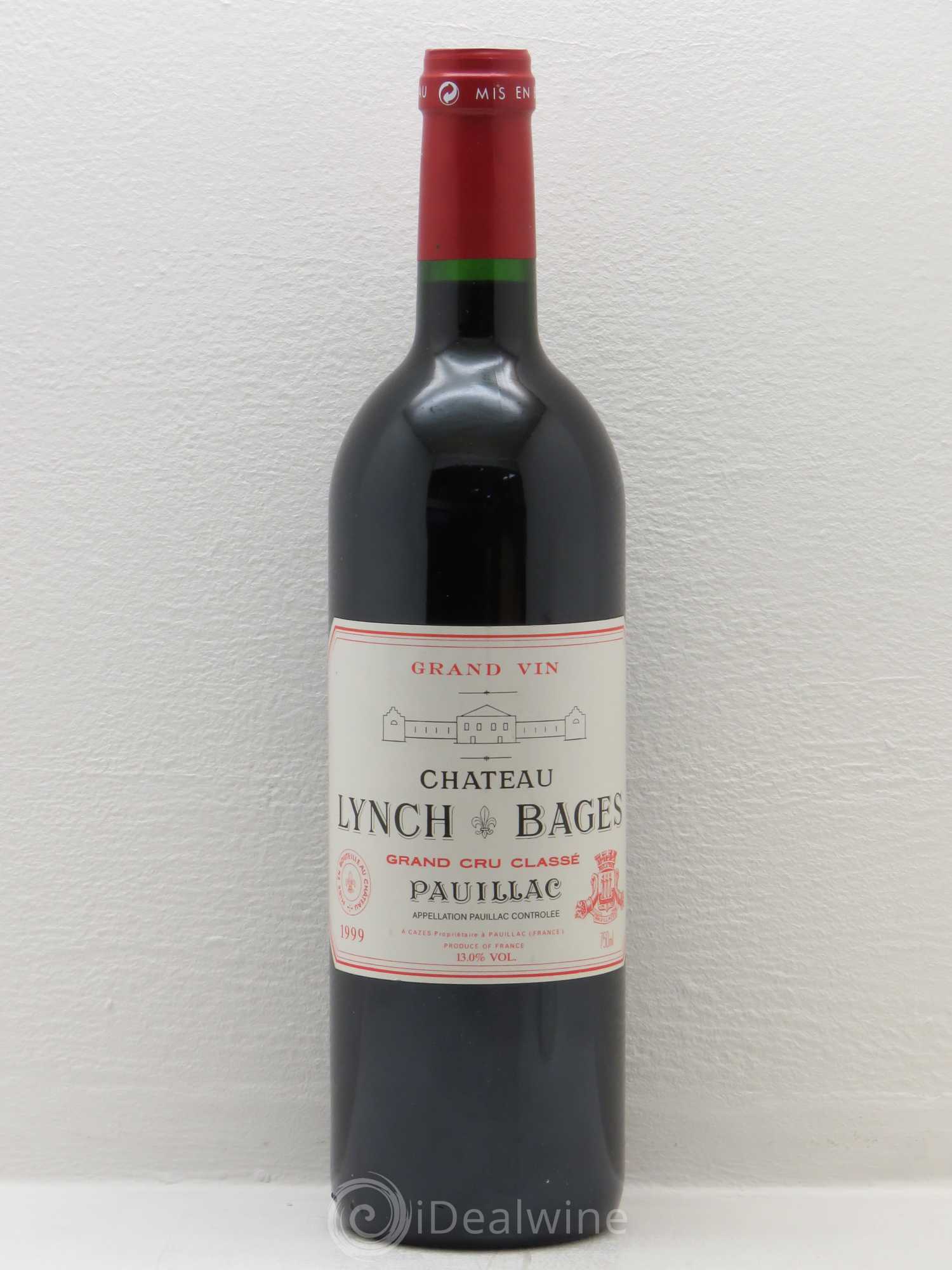 Château Lynch Bages 5ème Grand Cru Classé 1999 - Lot de 1 bouteille - 0