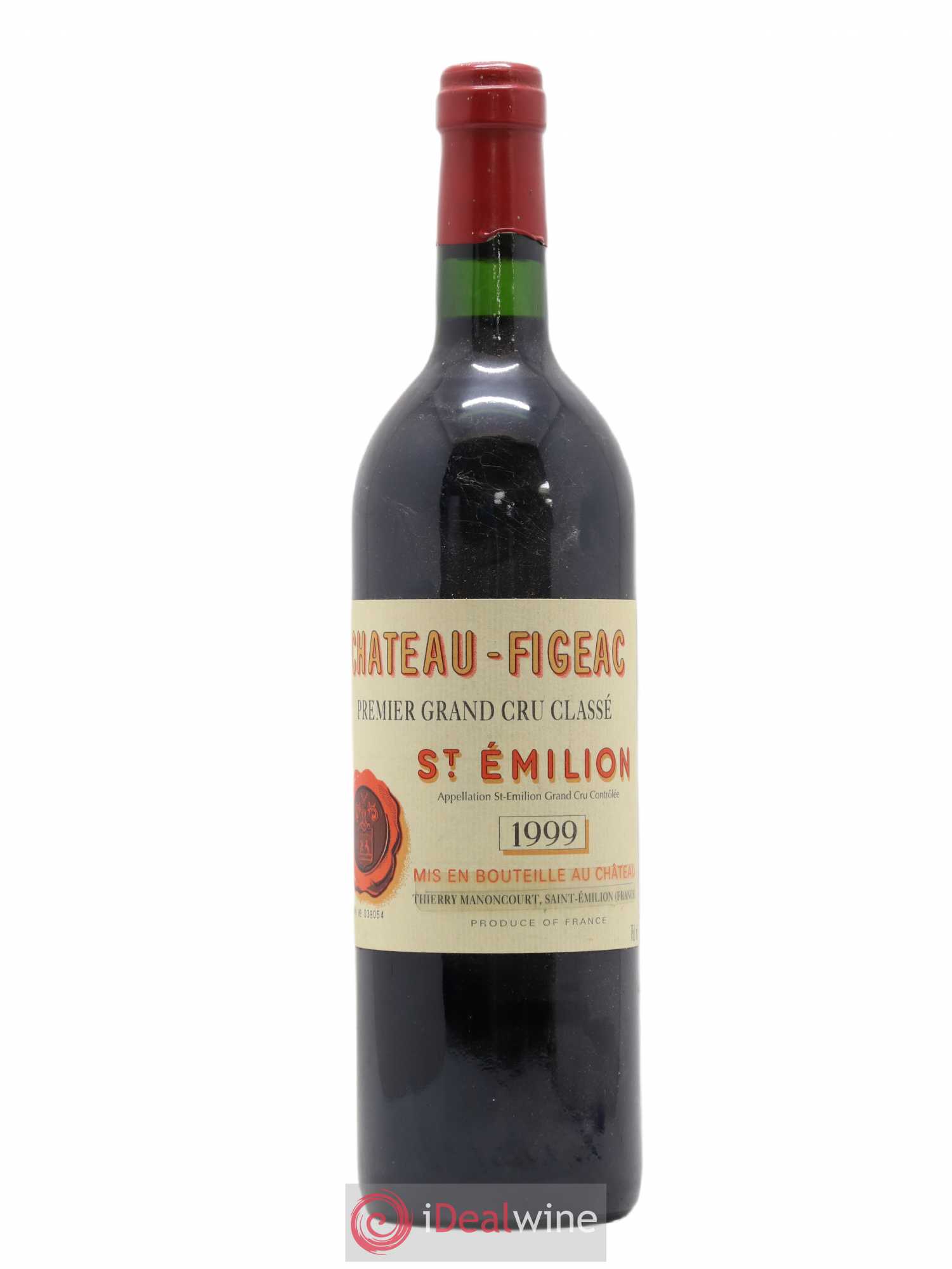 Château Figeac 1er Grand Cru Classé A 1999 - Lot de 1 bouteille - 0