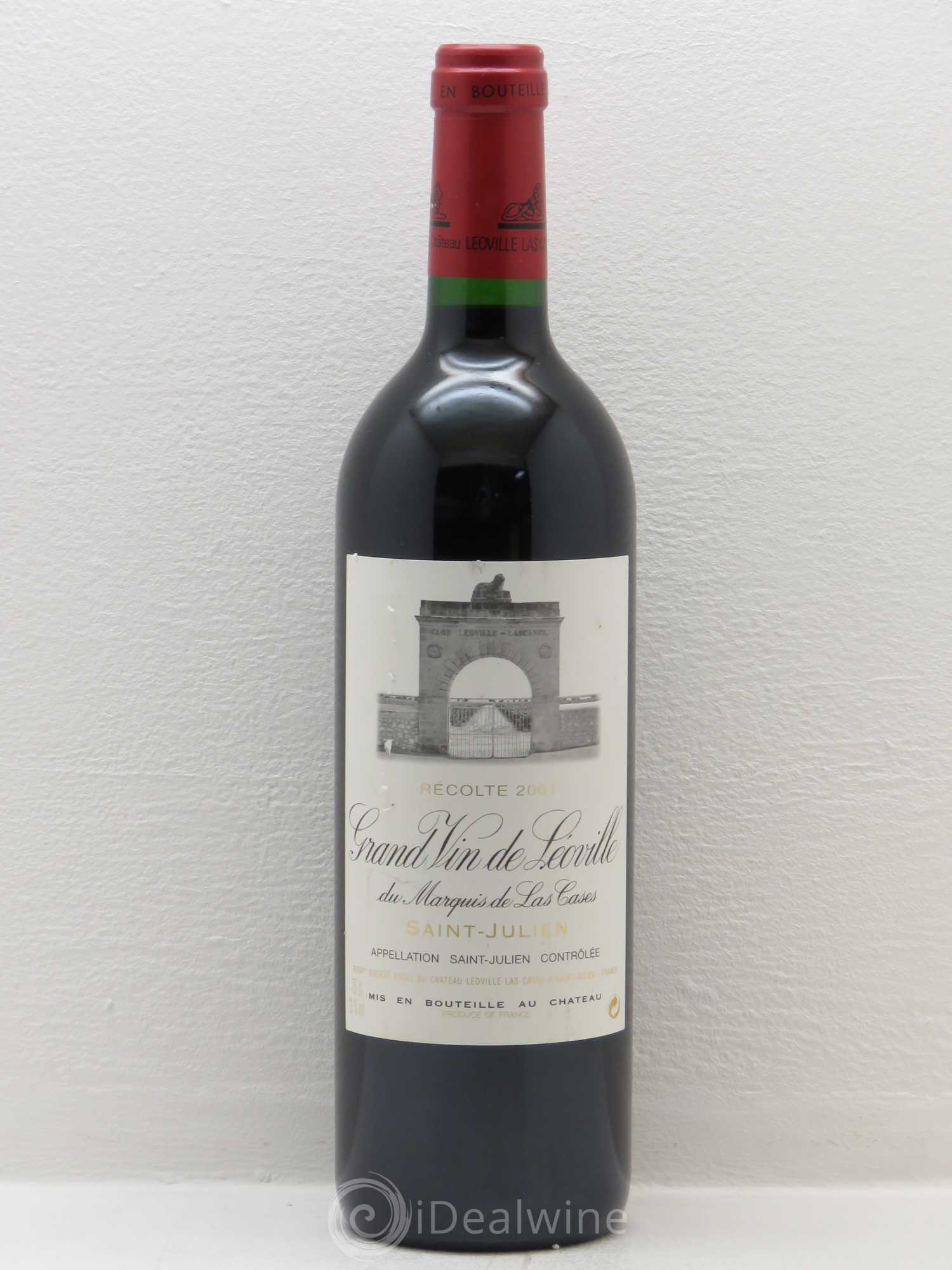 Château Léoville Las Cases 2ème Grand Cru Classé 2001 - Lot de 1 bouteille - 0