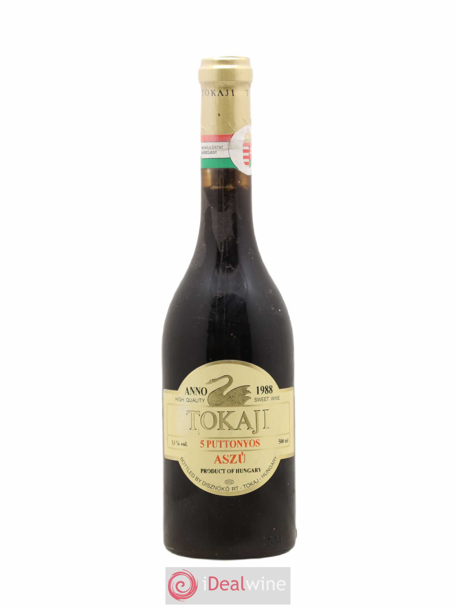 Tokaji Aszu 5 Puttonyos Disznoko (Domaine) 50 CL 1988 - Lotto di 1 bottiglia - 0