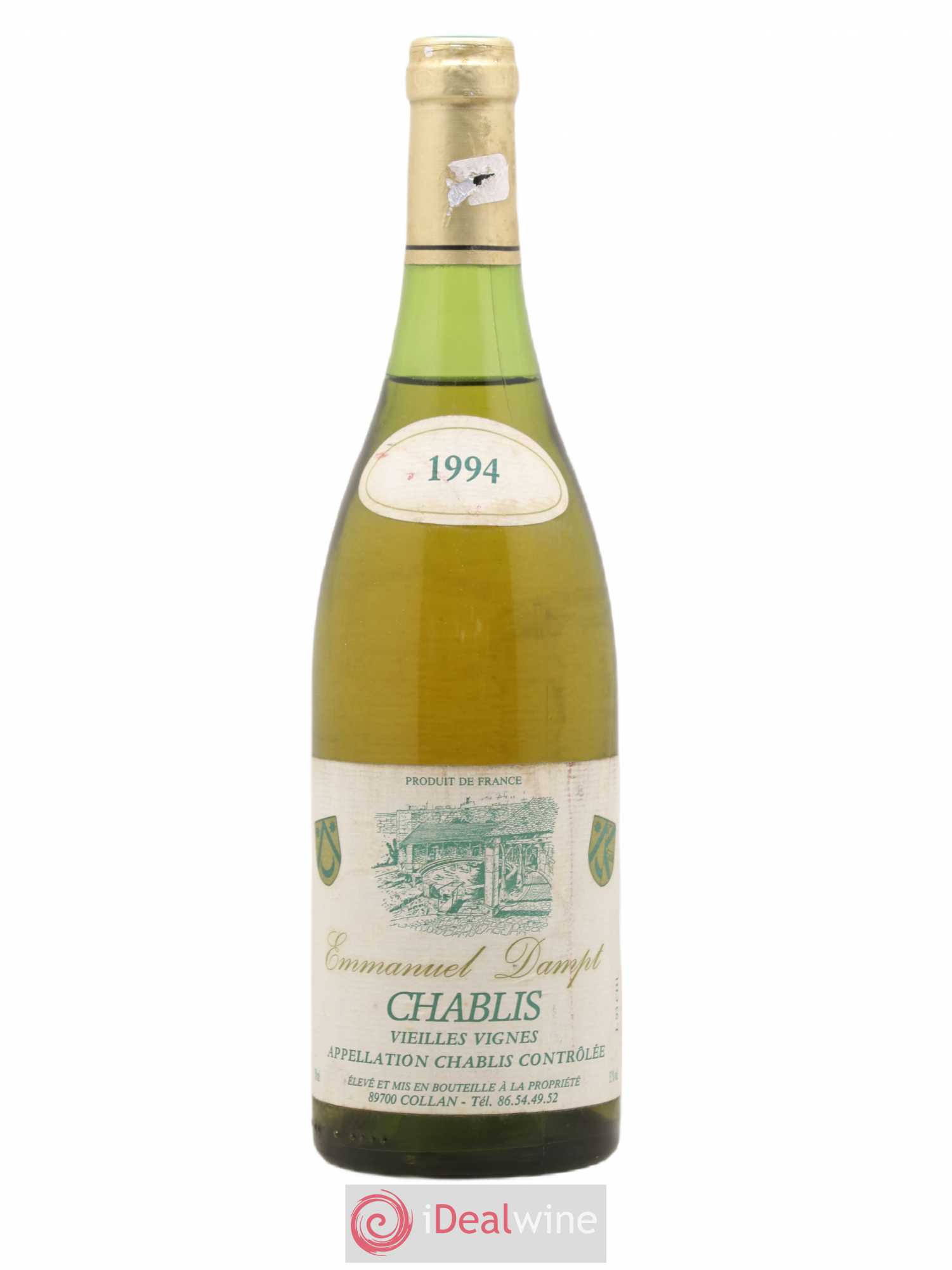 Chablis Vieilles Vignes Emmanuel Dampt 1994 - Posten von 1 Flasche - 0