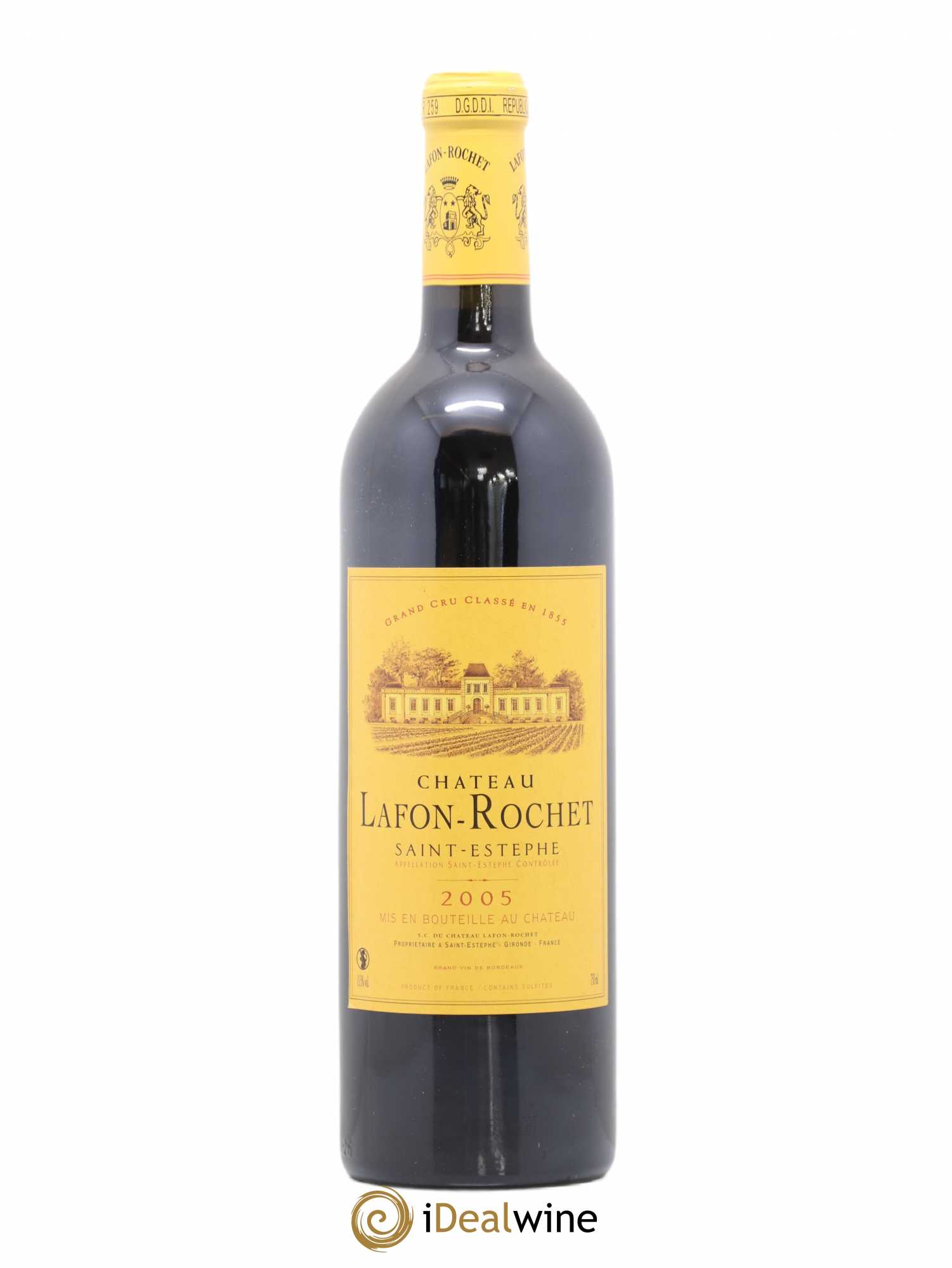Château Lafon Rochet 4ème Grand Cru Classé 2005 - Lot de 1 bouteille - 0