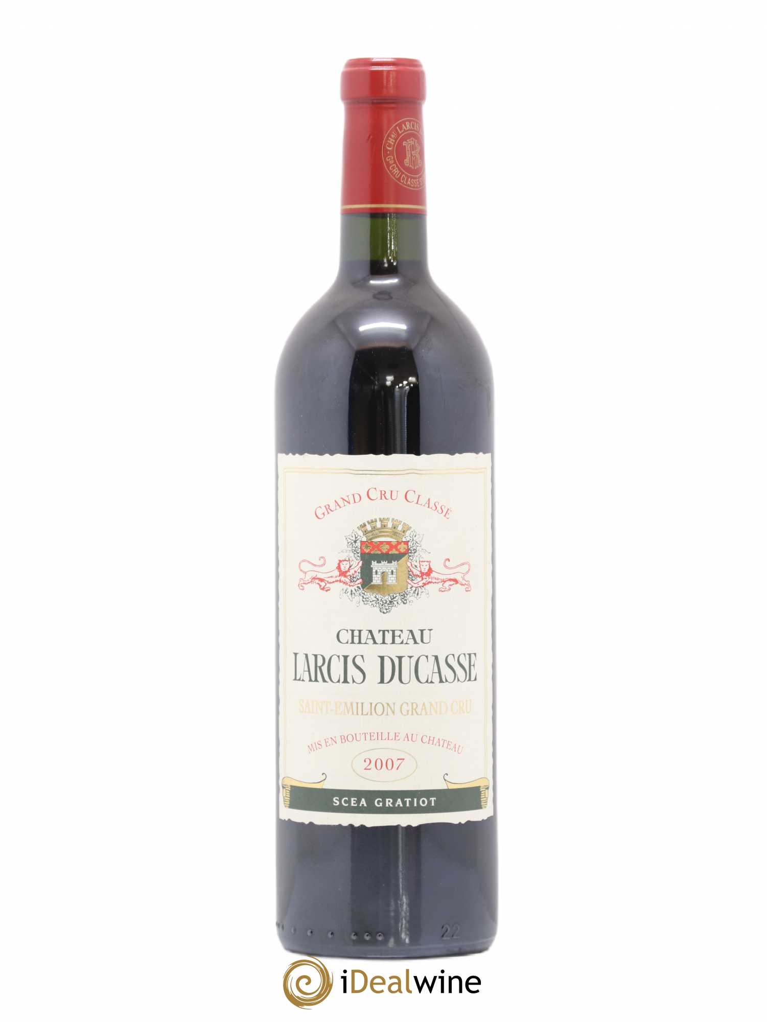 Château Larcis Ducasse 1er Grand Cru Classé B 2007 - Lot de 1 bouteille - 0
