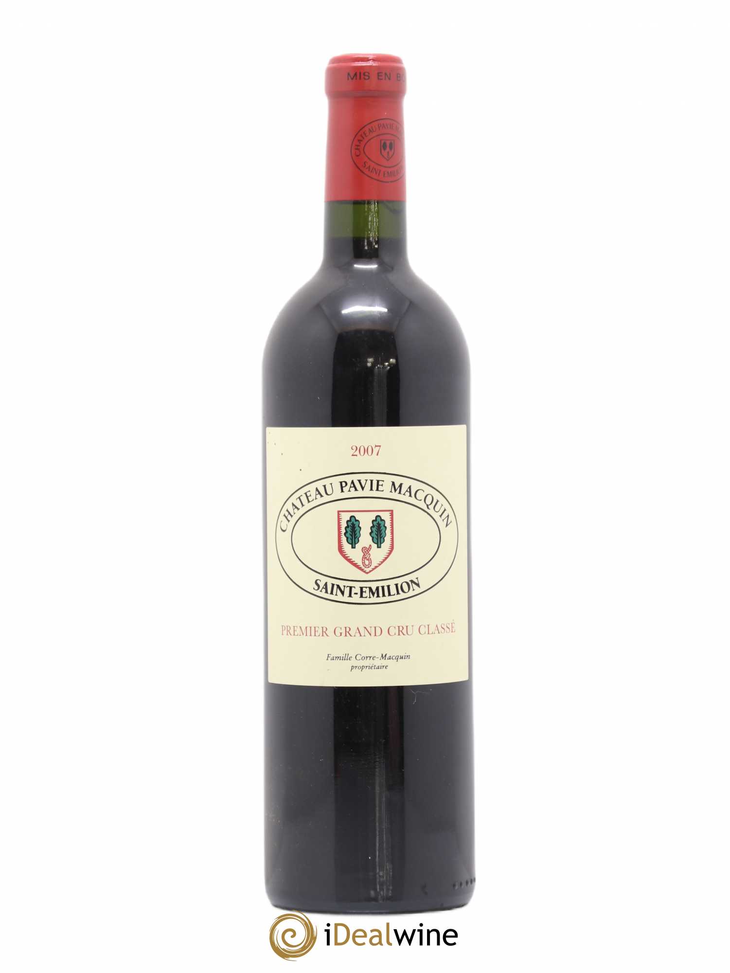 Château Pavie Macquin 1er Grand Cru Classé B 2007 - Lot de 1 bouteille - 0